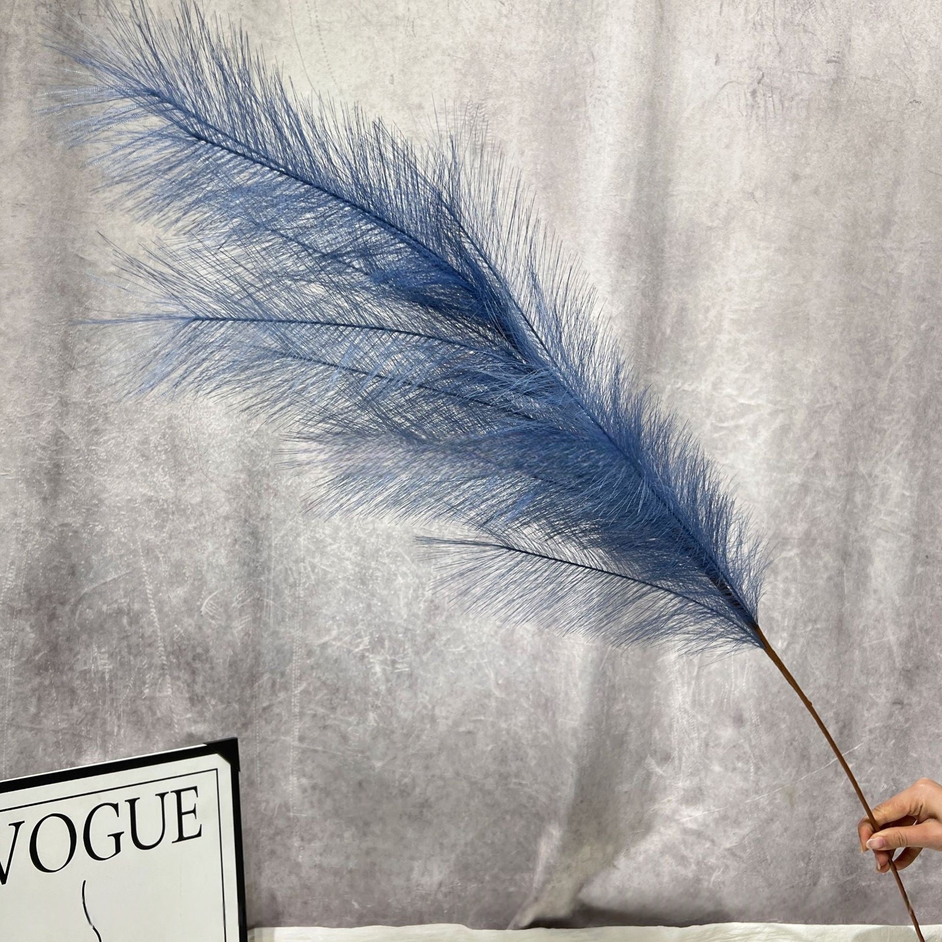 Single Stem Sky Blue Bloom | Perfect Faux Flower for Home Styling FS-1009D