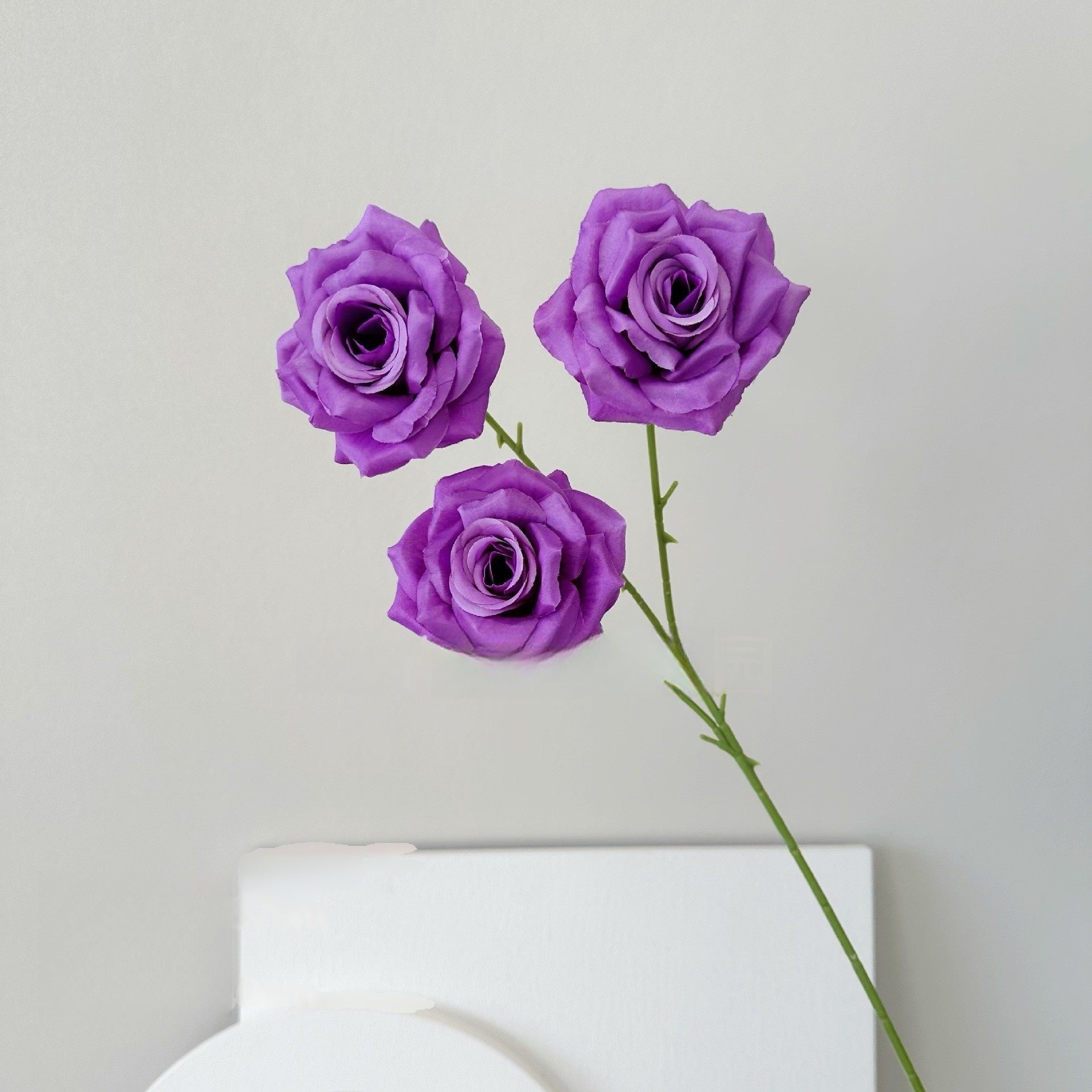 Chic Purple Single Stem Faux Flower | Romantic Touch for Home Styling FS-1004D