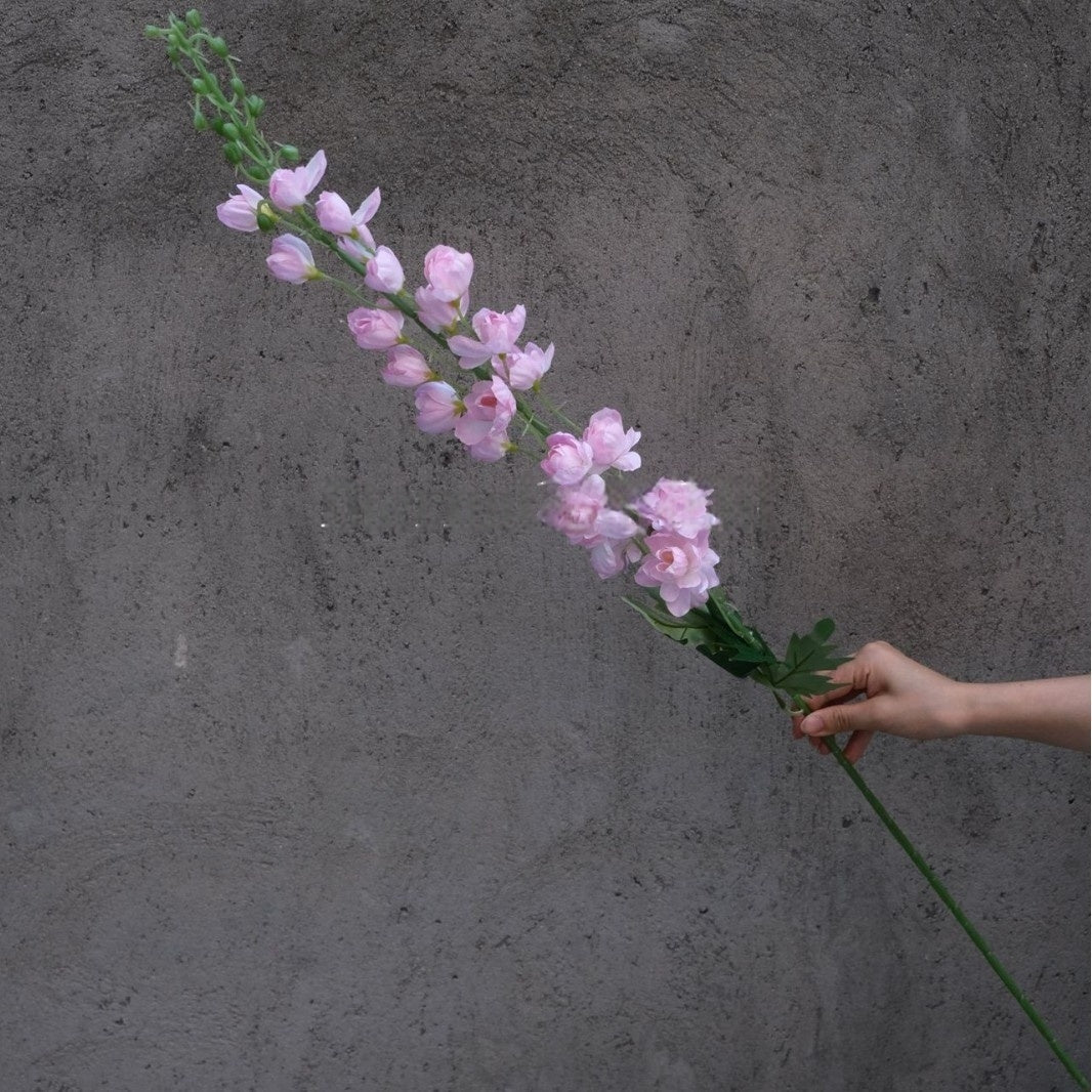 Chic Pink Faux Florals | Realistic Single Flower Stems for Modern Home Decor FS-1002E