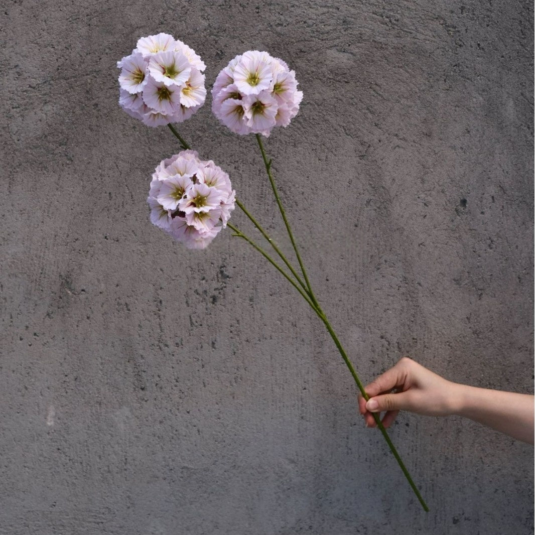 Chic Pink Faux Florals | Realistic Single Flower Stems for Modern Home Decor FS-1002E