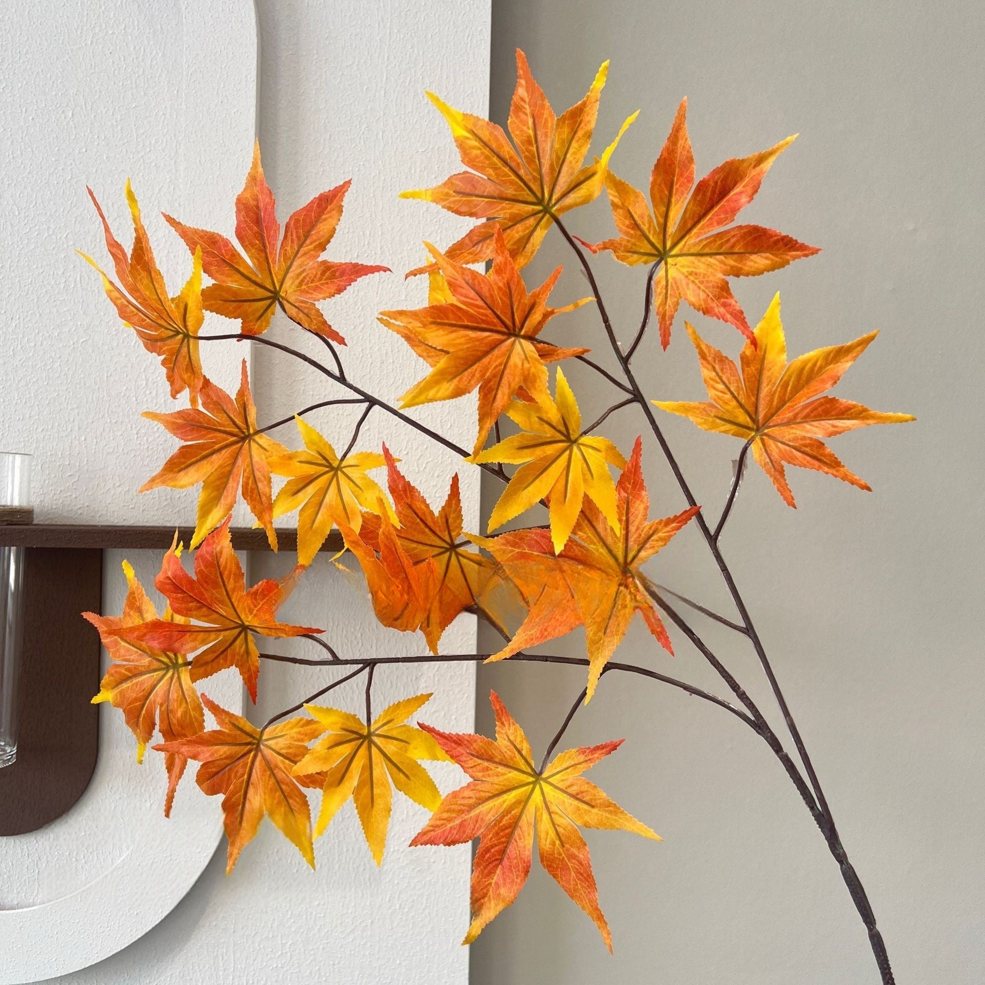 Orange Tone Single Faux Flower | Perfect for Home Decor or Event Styling FS-1014E