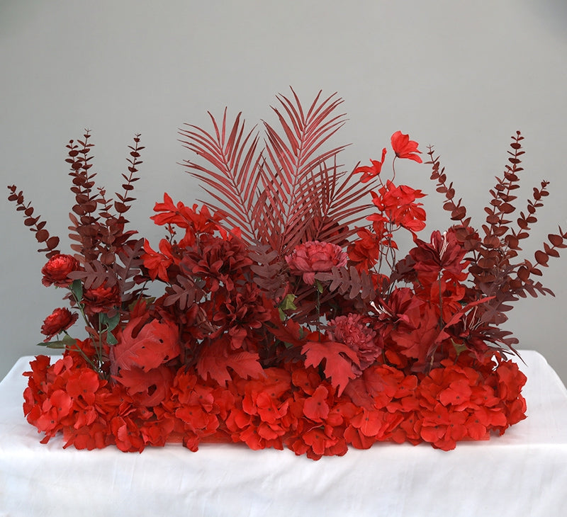 Frühlingsinspiriertes Kunstblumen-Set – Blaues und gelbes Kunstblumen-Set für Veranstaltungen FA-264