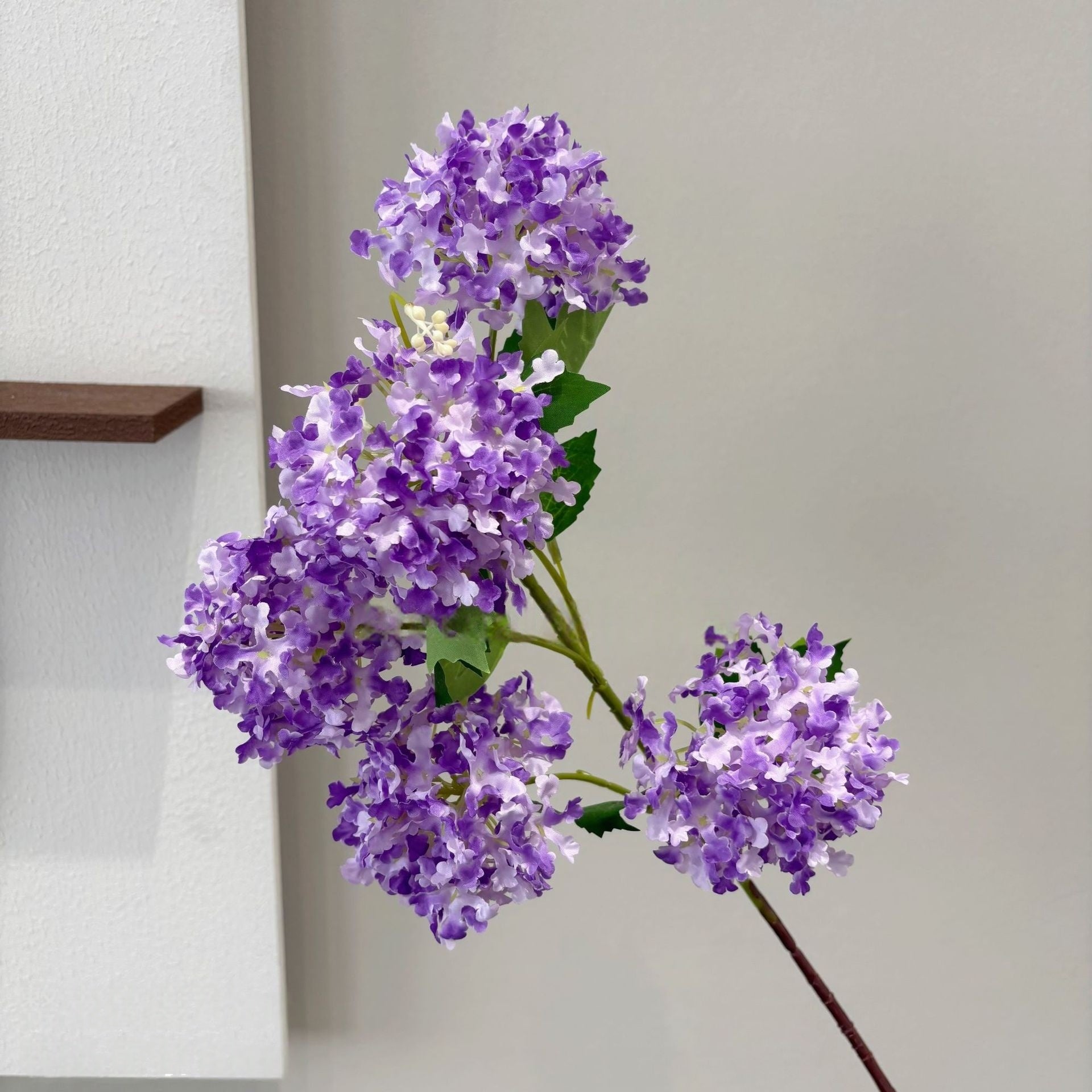 Chic Purple Single Stem Faux Flower | Romantic Touch for Home Styling FS-1004D