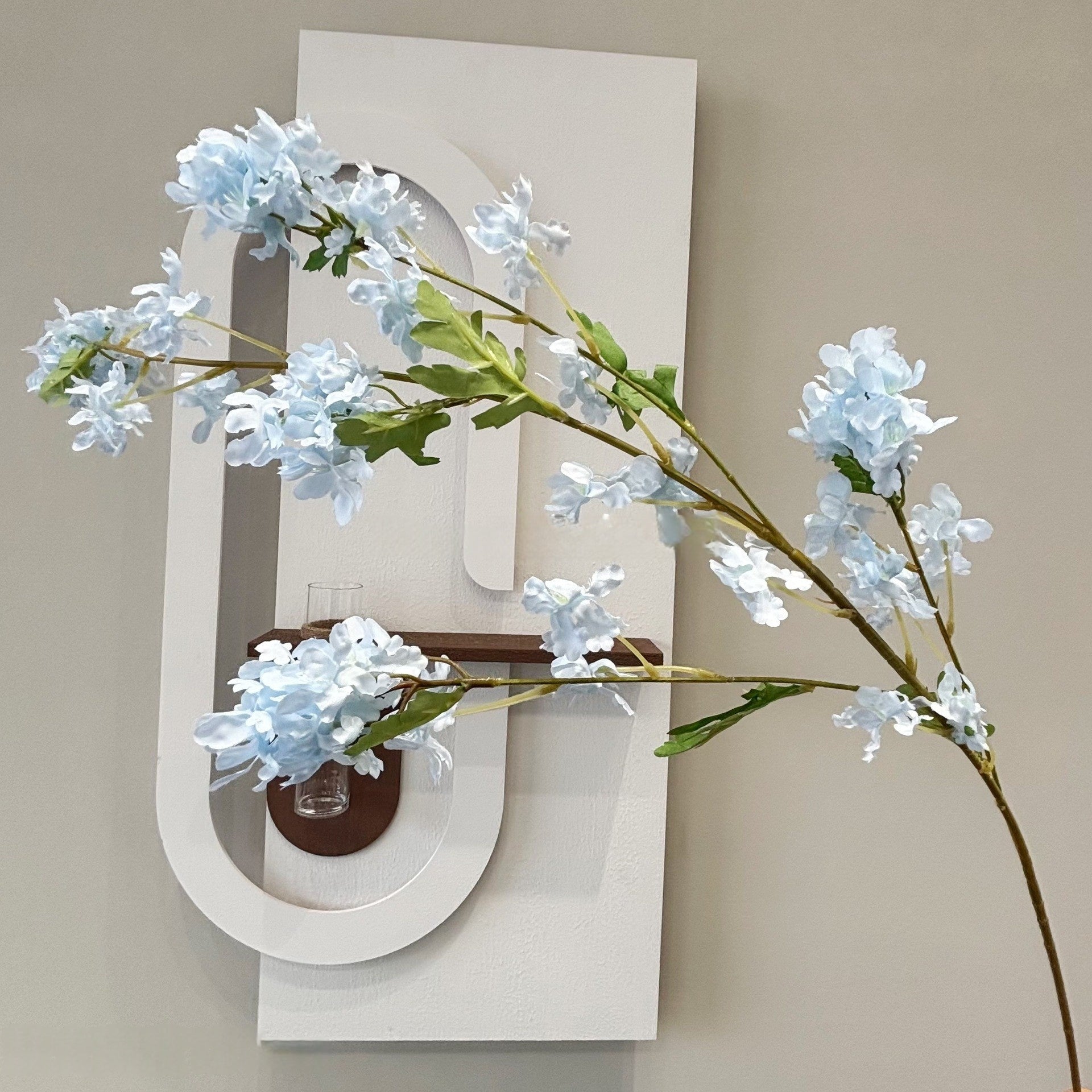 Faux Flower in Sky Blue | Single Stem for Weddings & Home Decor FS-1009E