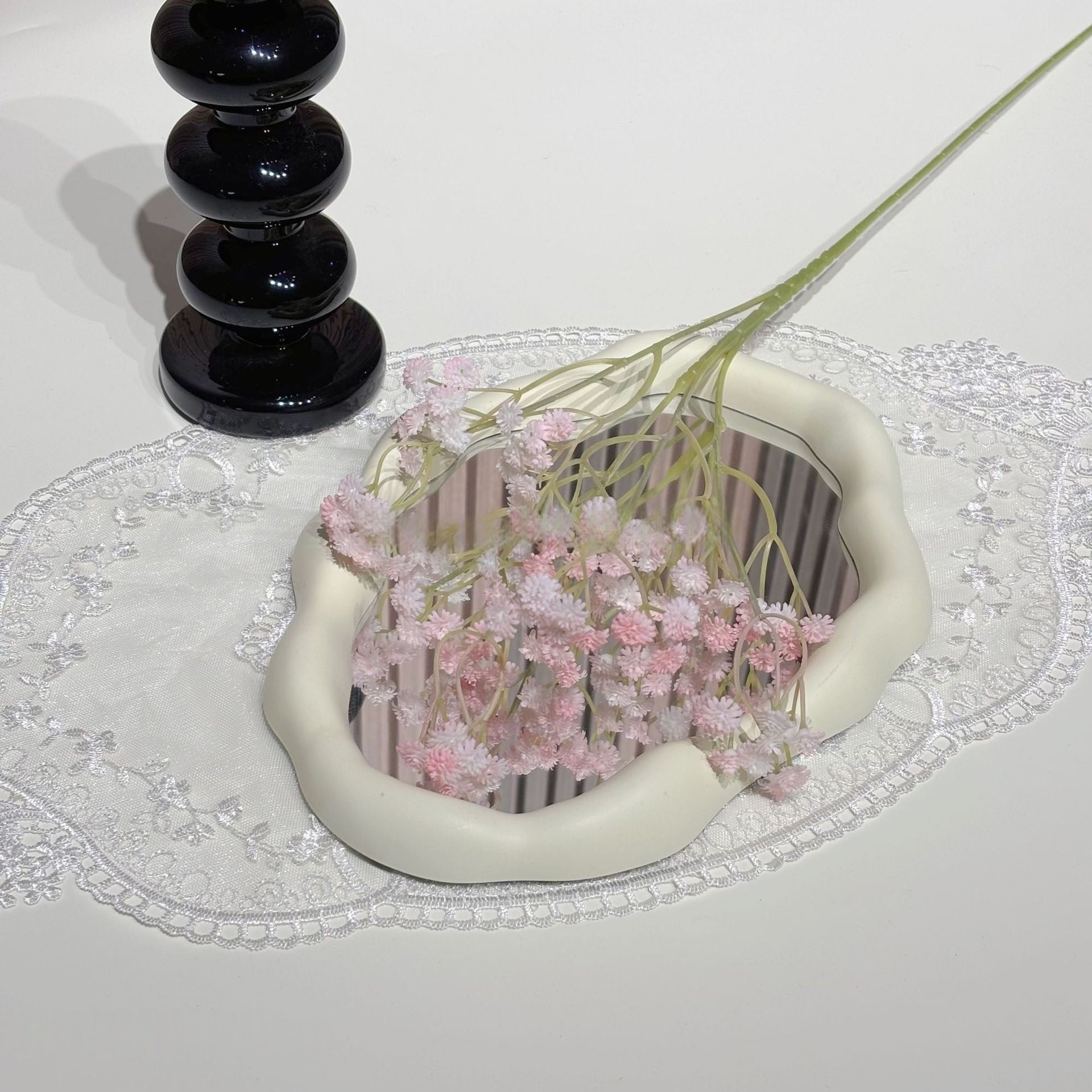 Chic Pink Faux Florals | Realistic Single Flower Stems for Modern Home Decor FS-1002E