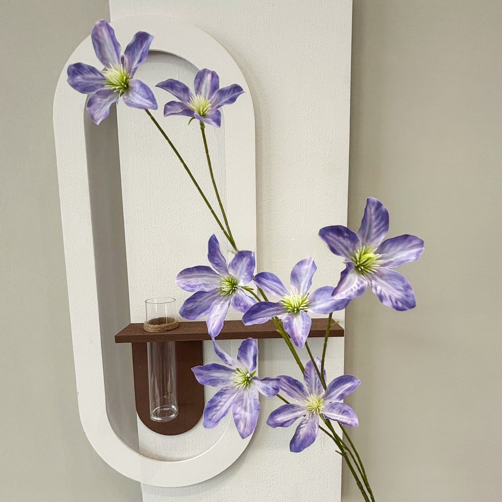 Purple Silk Flower Stems | Faux Botanical Decor for Weddings & Interiors FS-1004E