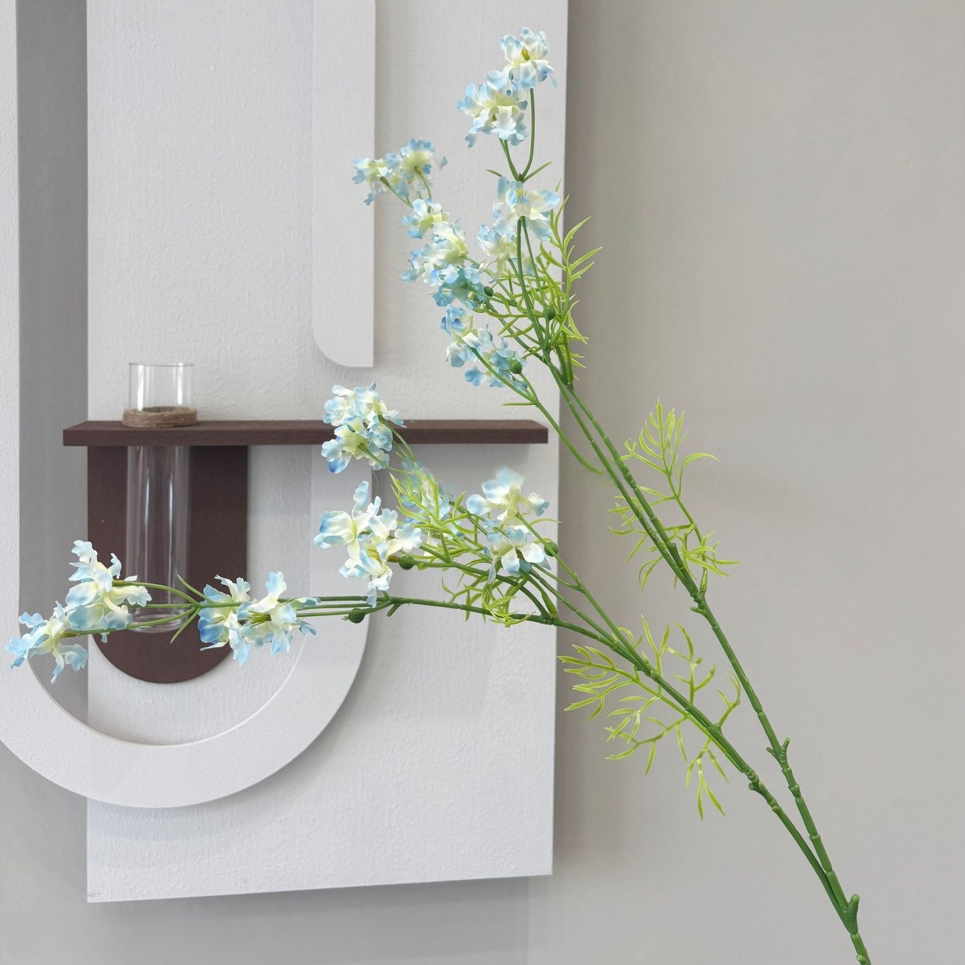 Faux Flower in Sky Blue | Single Stem for Weddings & Home Decor FS-1009E
