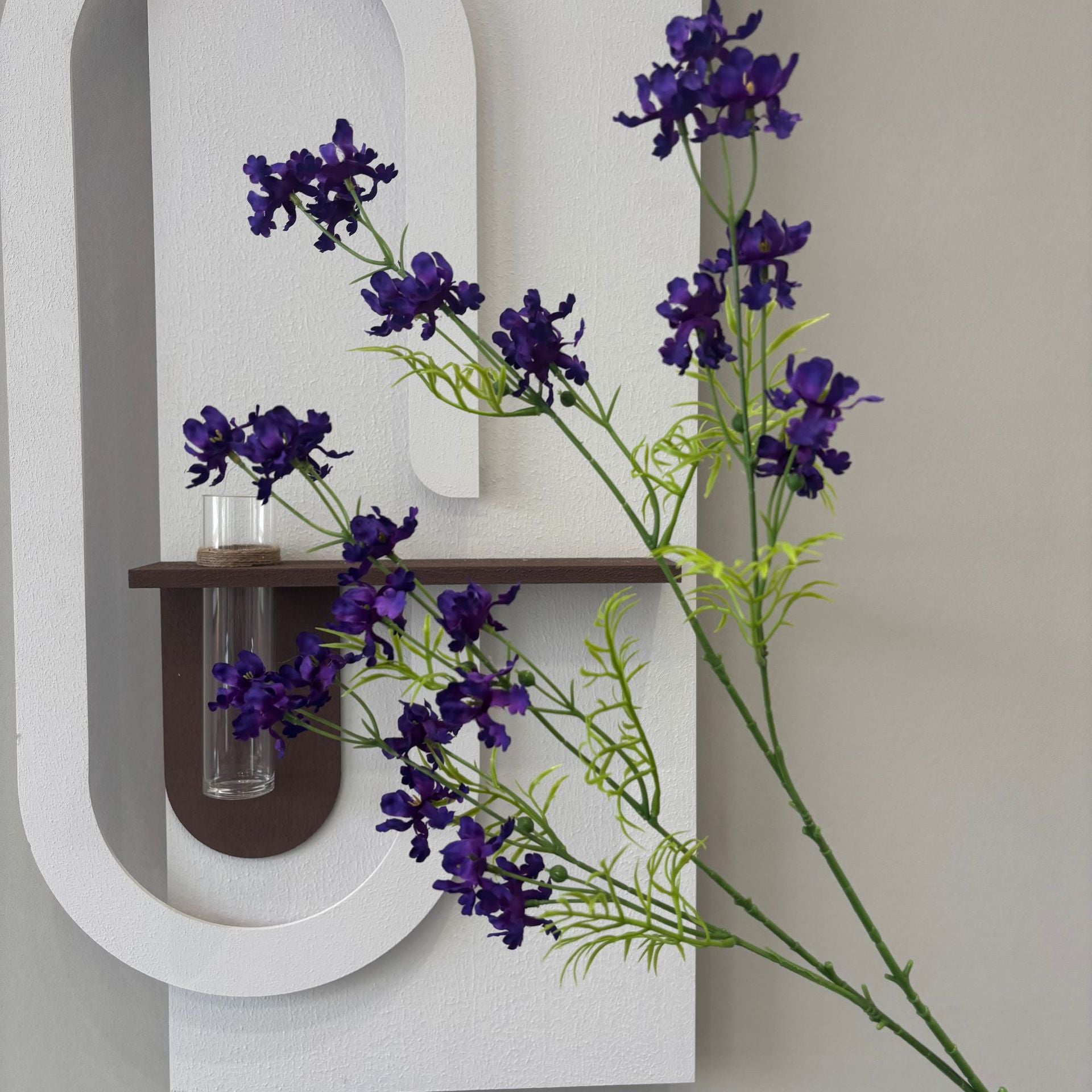 Purple Silk Flower Stems | Faux Botanical Decor for Weddings & Interiors FS-1004E