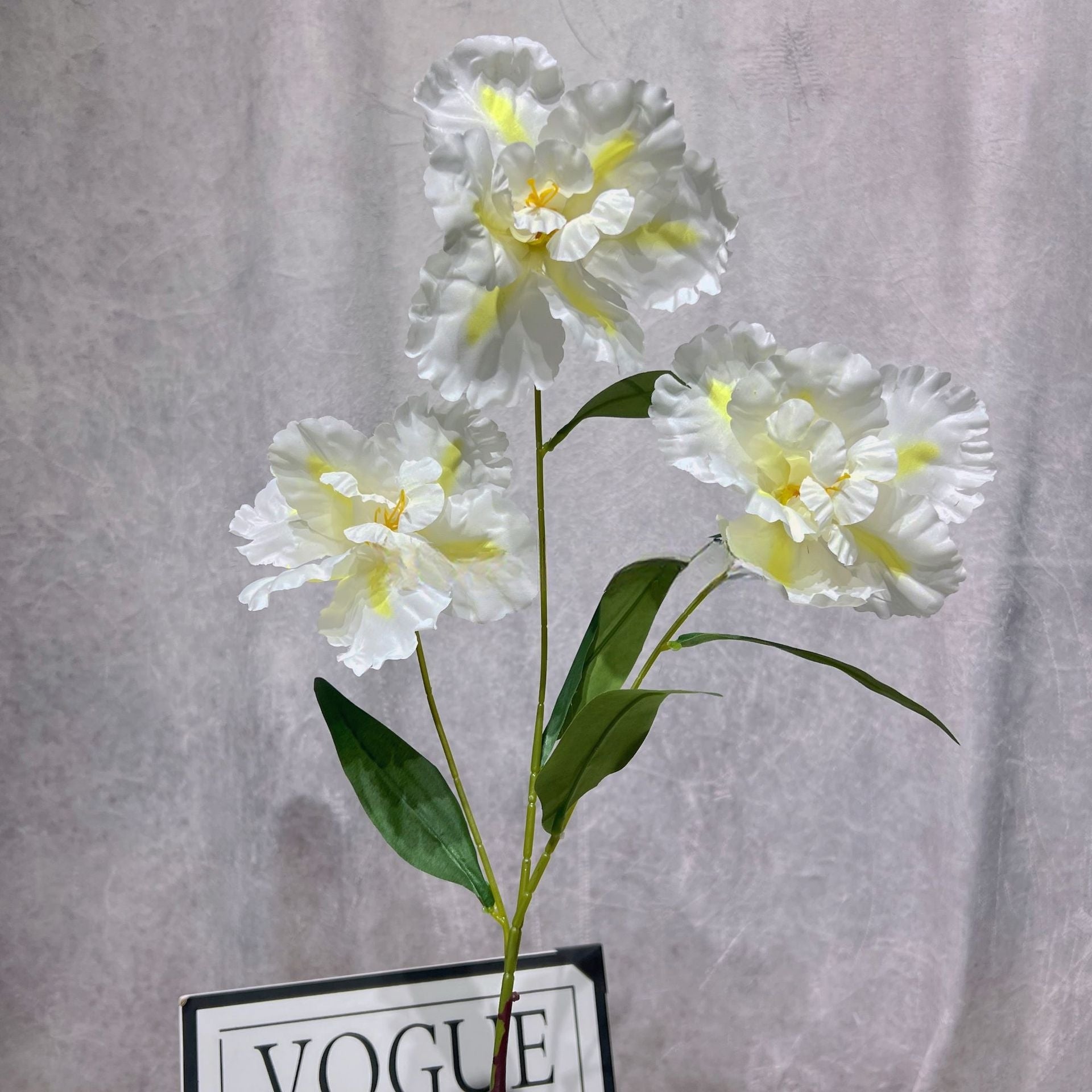 مجموعة زهور صناعية سوداء ووردية – ديكور خلفية حفلة عيد ميلاد حديث مع ترتيب زهور مزيفة FA-255