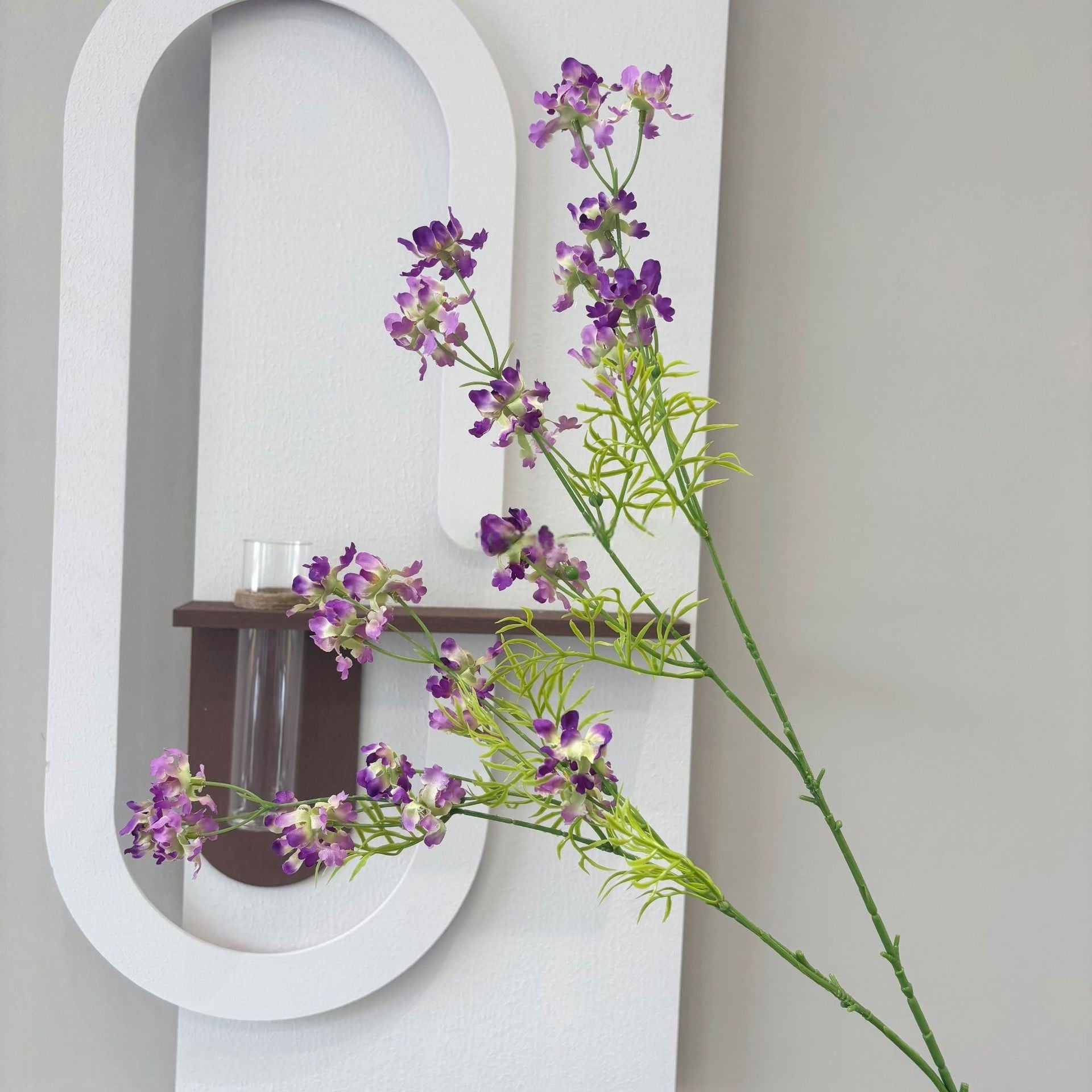 Purple Silk Flower Stems | Faux Botanical Decor for Weddings & Interiors FS-1004E