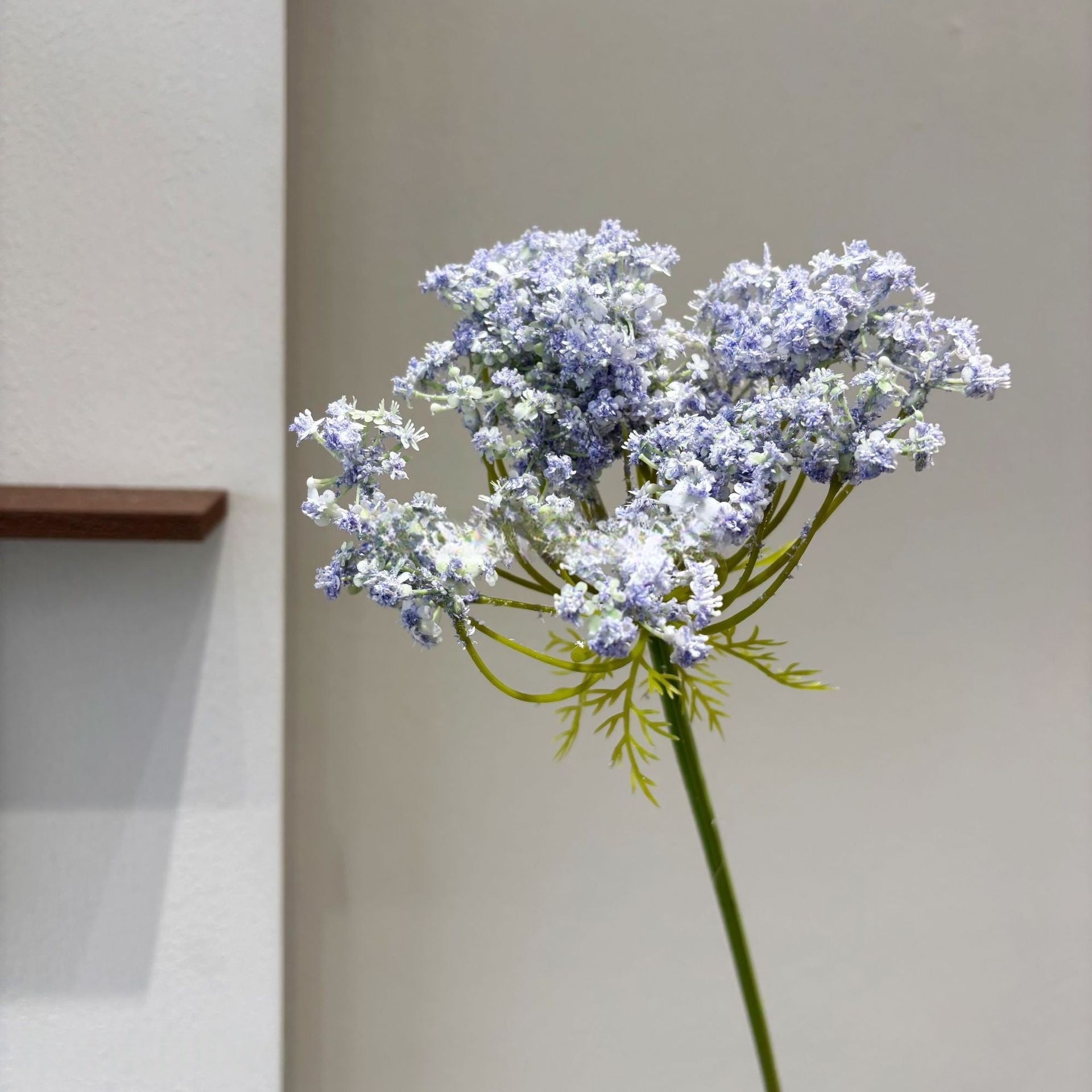 Faux Flower in Sky Blue | Single Stem for Weddings & Home Decor FS-1009E