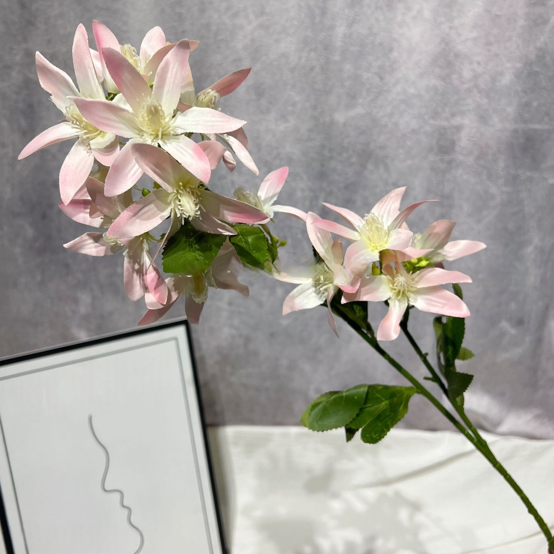 Pastel Pink Artificial Flower Collection | Single Stem Faux Flowers for DIY Decor FS-1002F