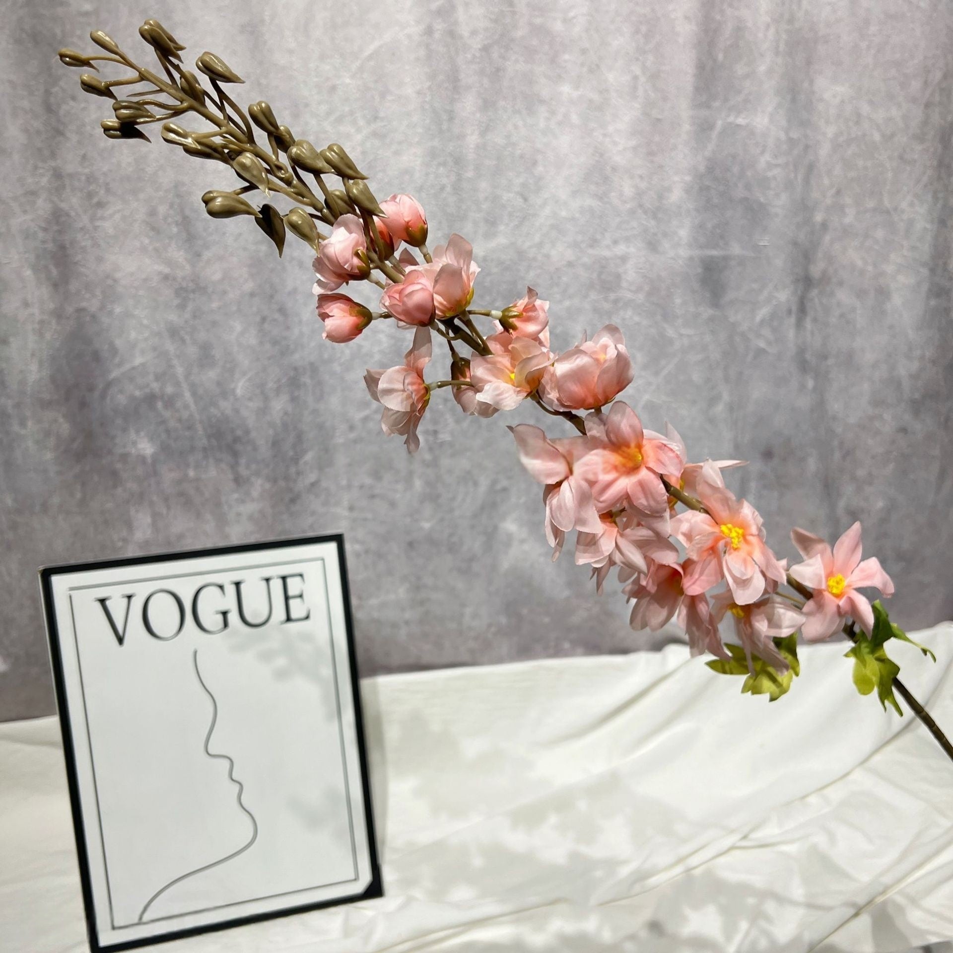 Pastel Pink Artificial Flower Collection | Single Stem Faux Flowers for DIY Decor FS-1002F