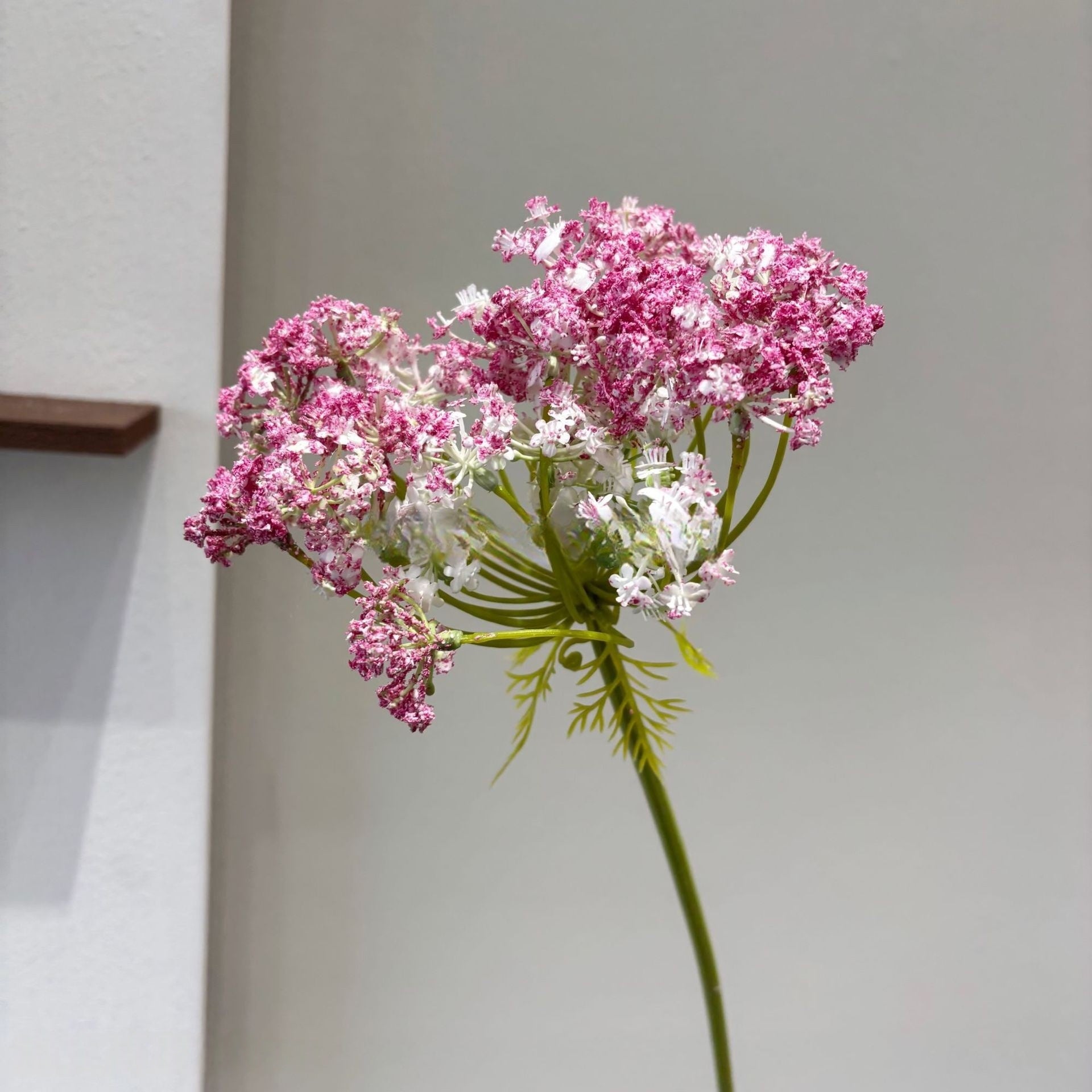 Elegant Magenta Pink Flower Stem | Handmade Faux Blossom for Home Styling FS-1010E