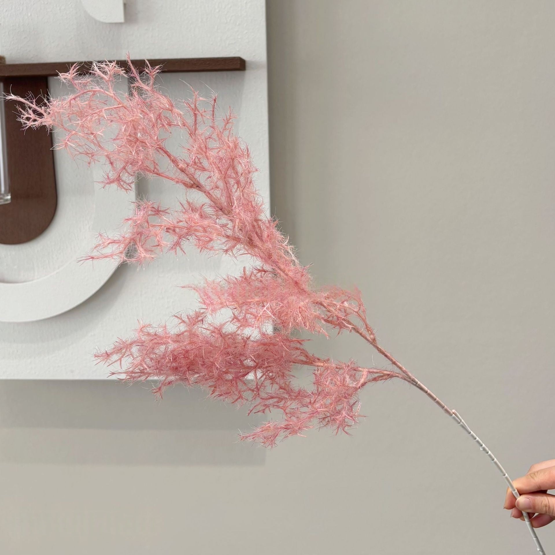 Minimalist Pink Faux Flower Stems | Perfect for Home Styling & Wedding Decor FS-1002G