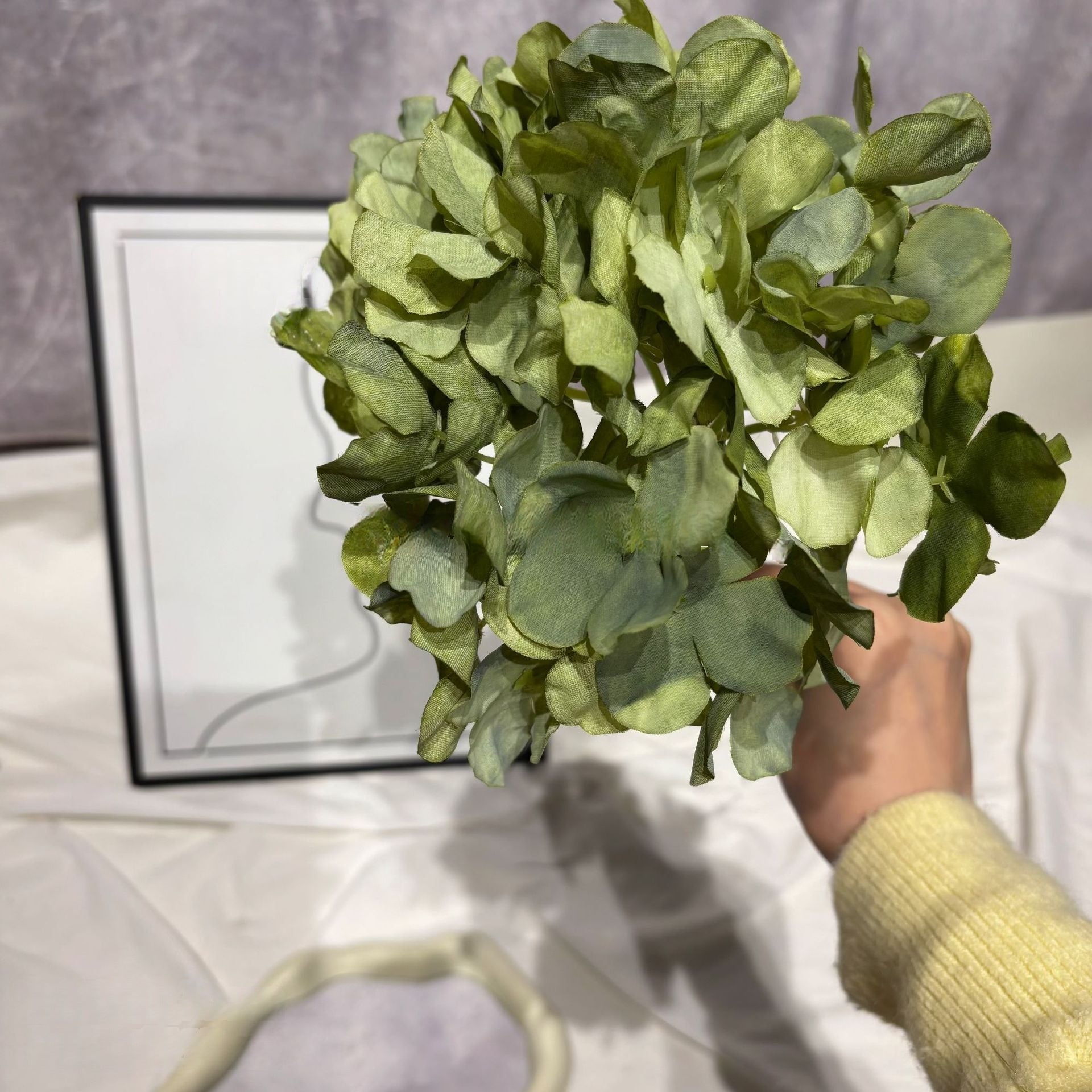 Rustic Artificial Green Plant Stem | Perfect for Woodland Wedding or Shelf Decor FS-1001H