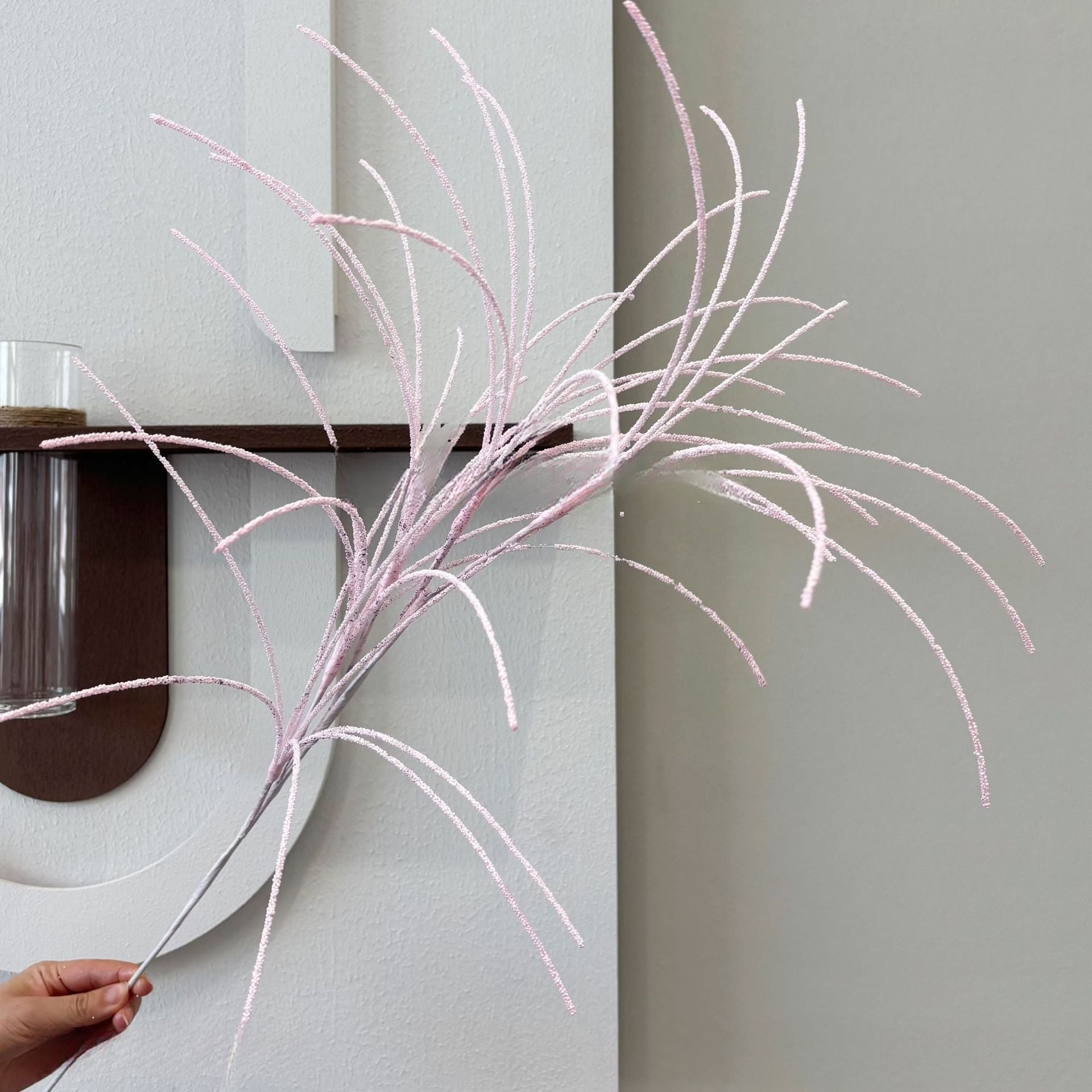 Minimalist Pink Faux Flower Stems | Perfect for Home Styling & Wedding Decor FS-1002G