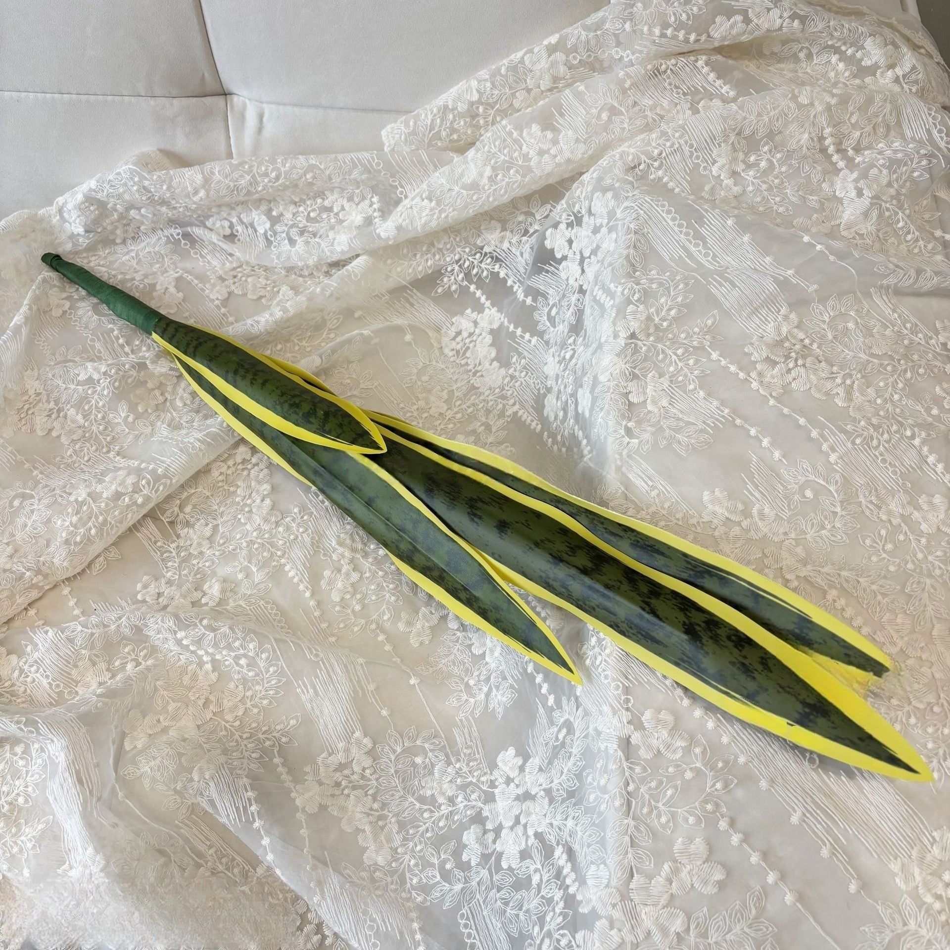 Rustic Artificial Green Plant Stem | Perfect for Woodland Wedding or Shelf Decor FS-1001H