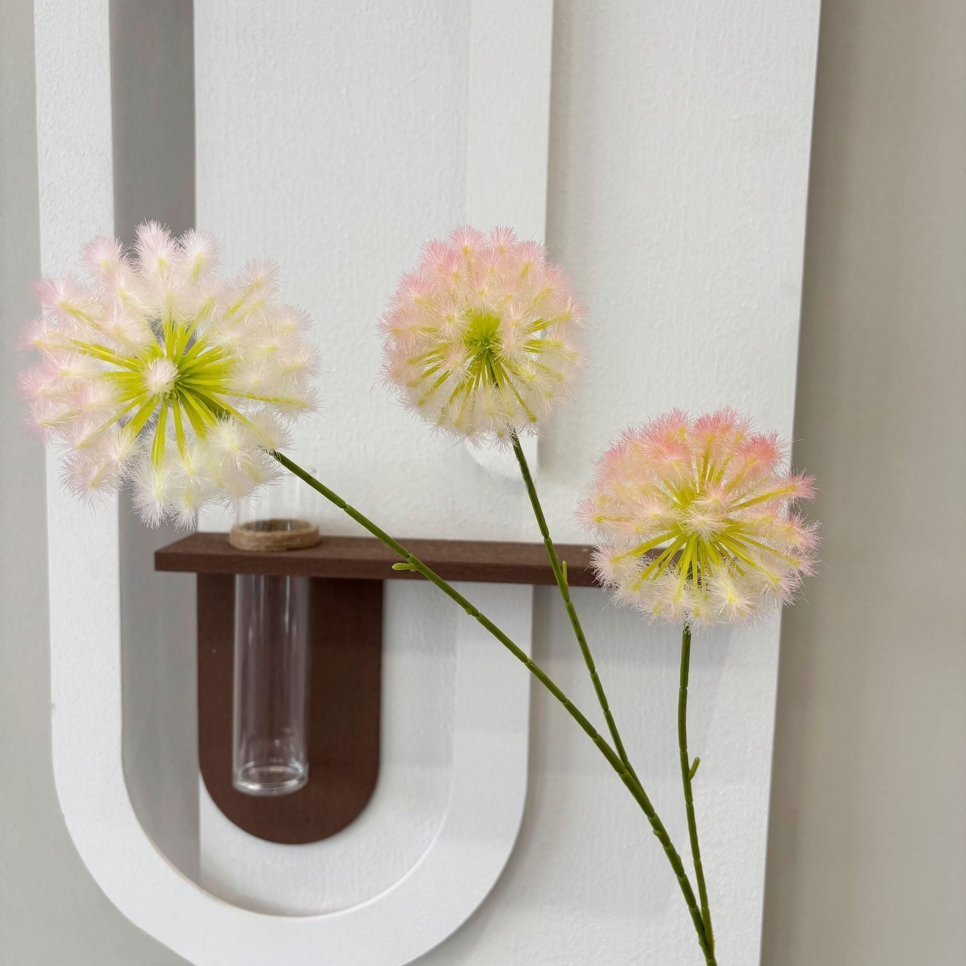 Minimalist Pink Faux Flower Stems | Perfect for Home Styling & Wedding Decor FS-1002G