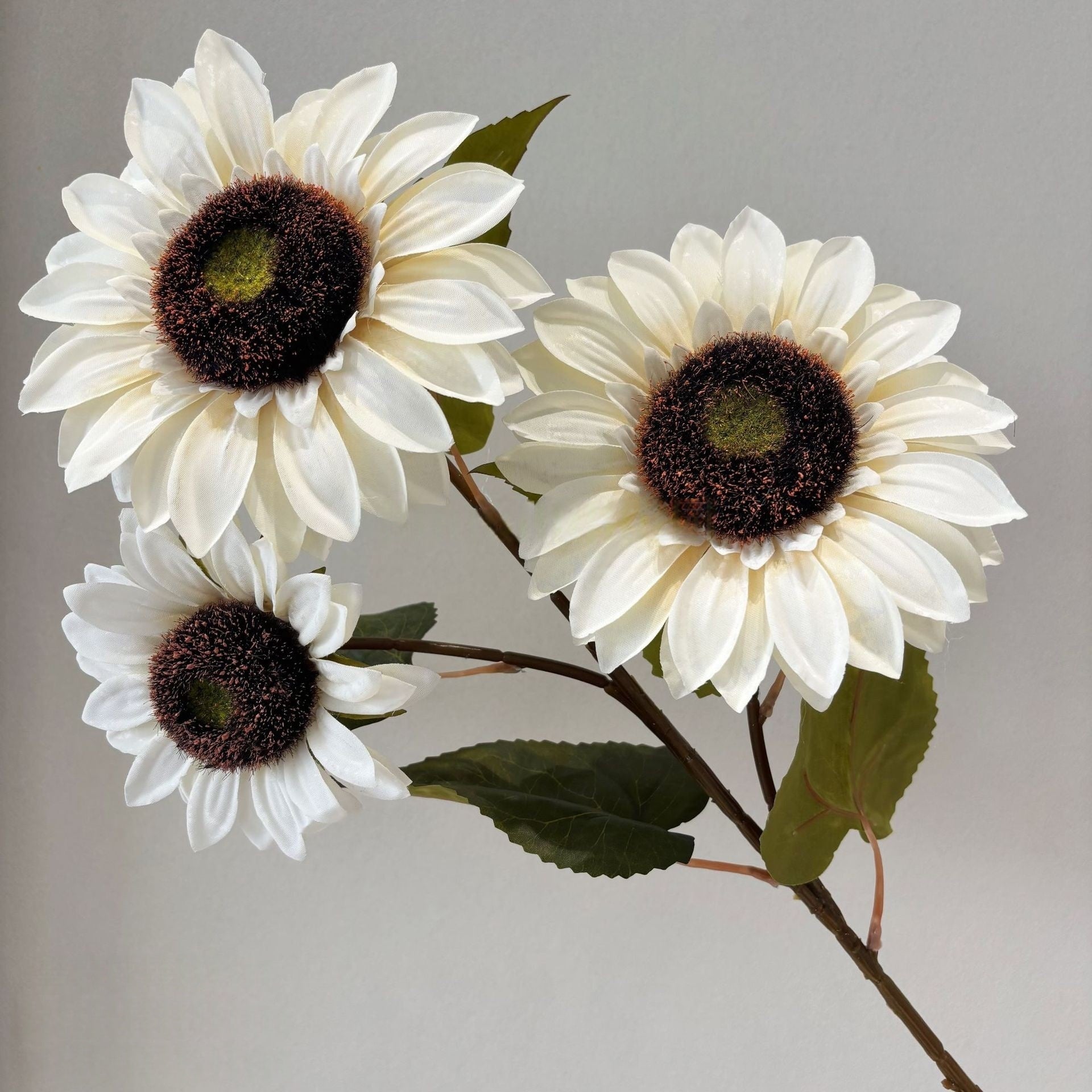 Soft White Single Stem Flowers | Faux Botanical Decor for Everyday Styling FS-1003G