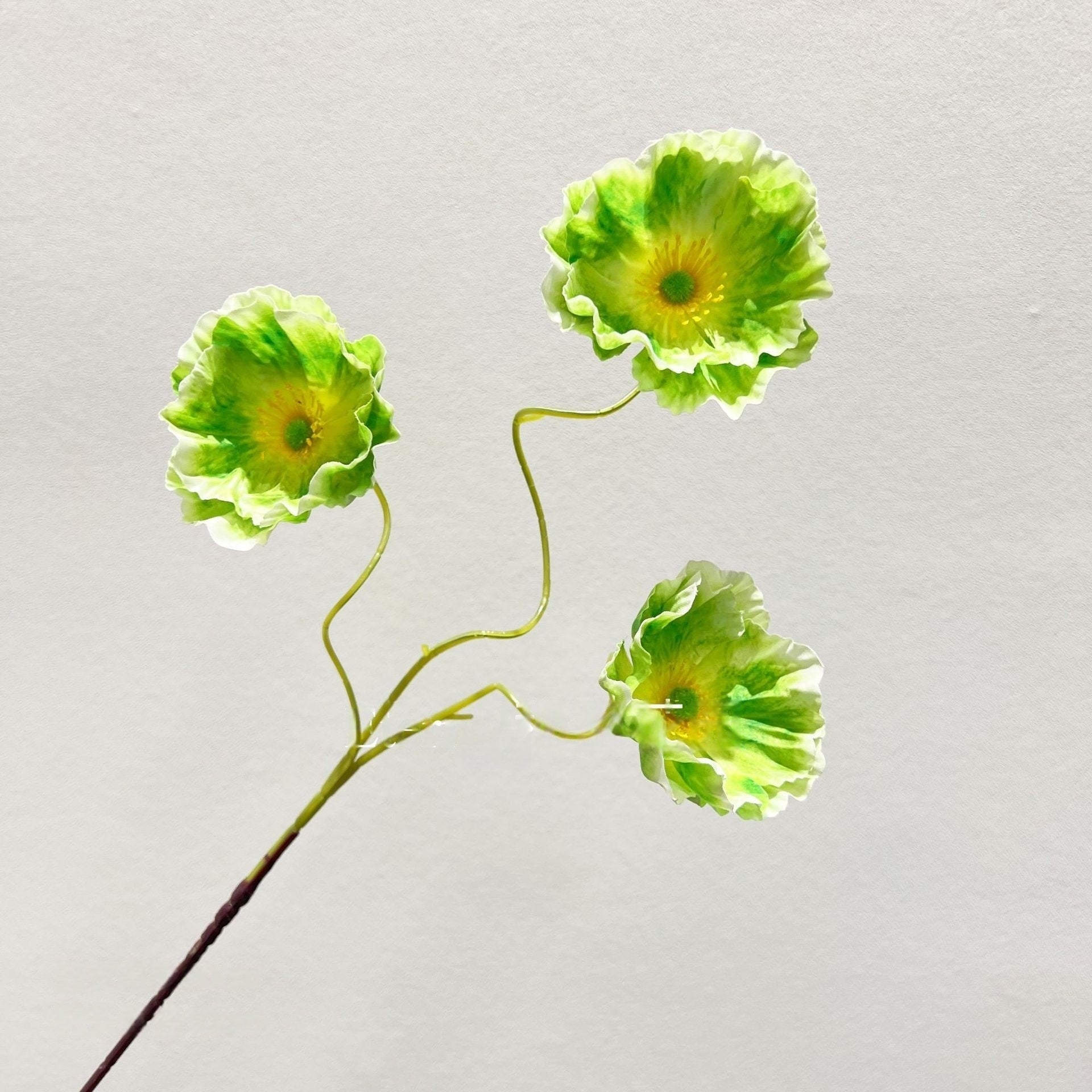 Rustic Artificial Green Plant Stem | Perfect for Woodland Wedding or Shelf Decor FS-1001H