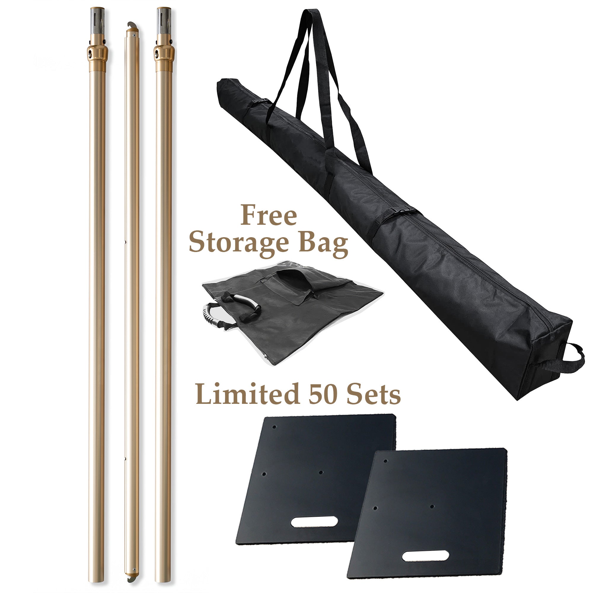 *USA ONLY* 8*8ft Adjustable Aluminum Pipe and Drape Stand Backdrop