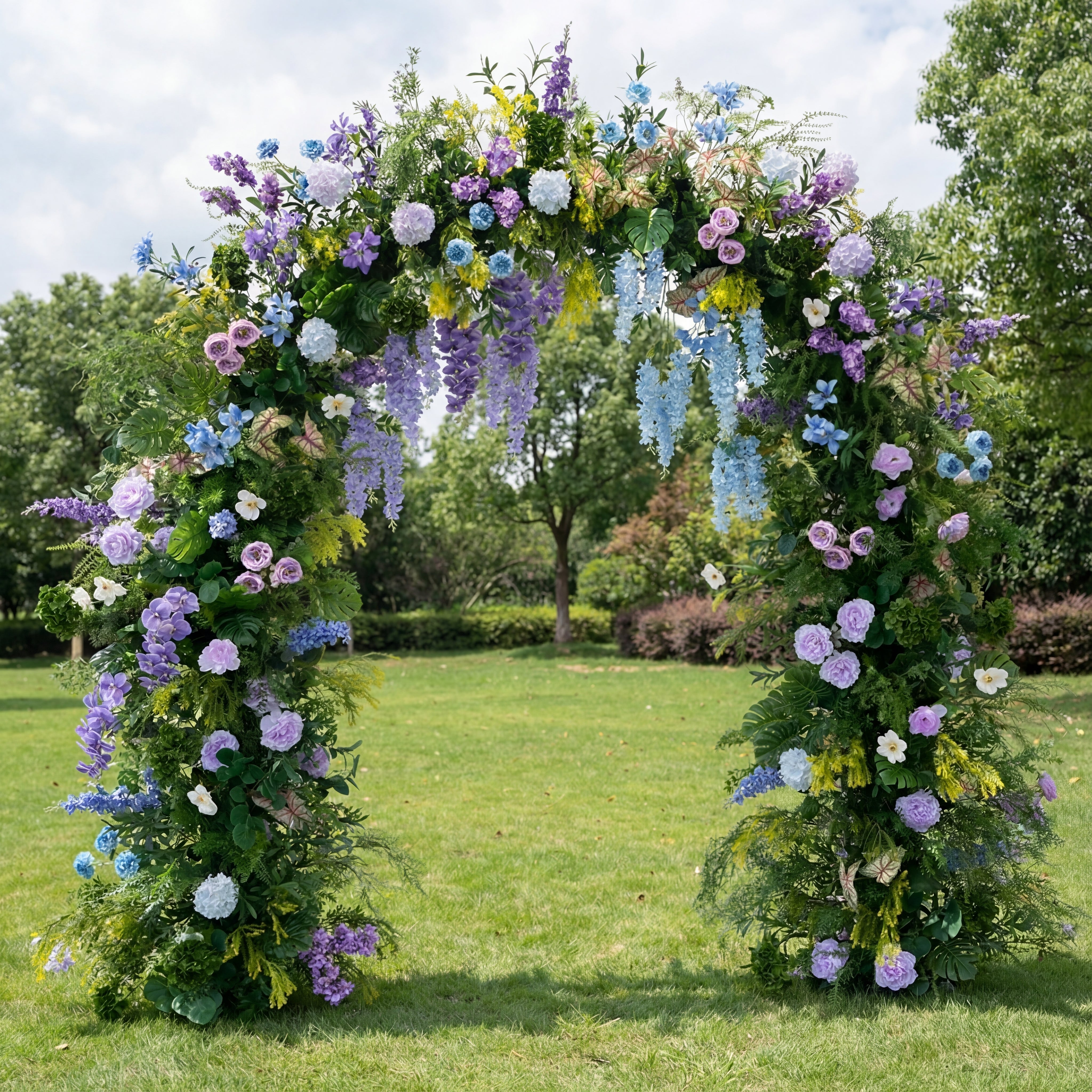 Valar Flower Dreamy Garden Wedding Decorative Floral Arch Set VA-383