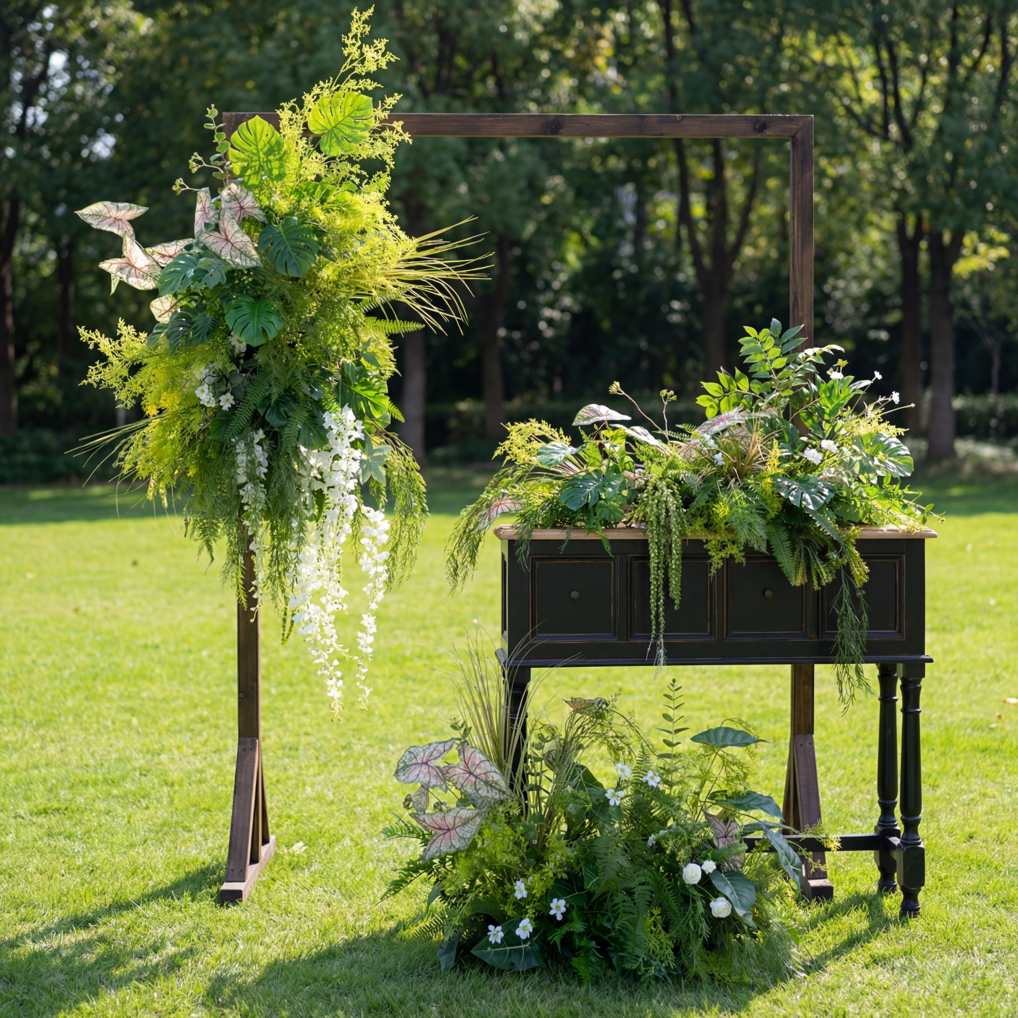 Valar Flower Tropical-Inspired Artificial Greenery Decoration Set for Ceremony & Venue Decor FA-301