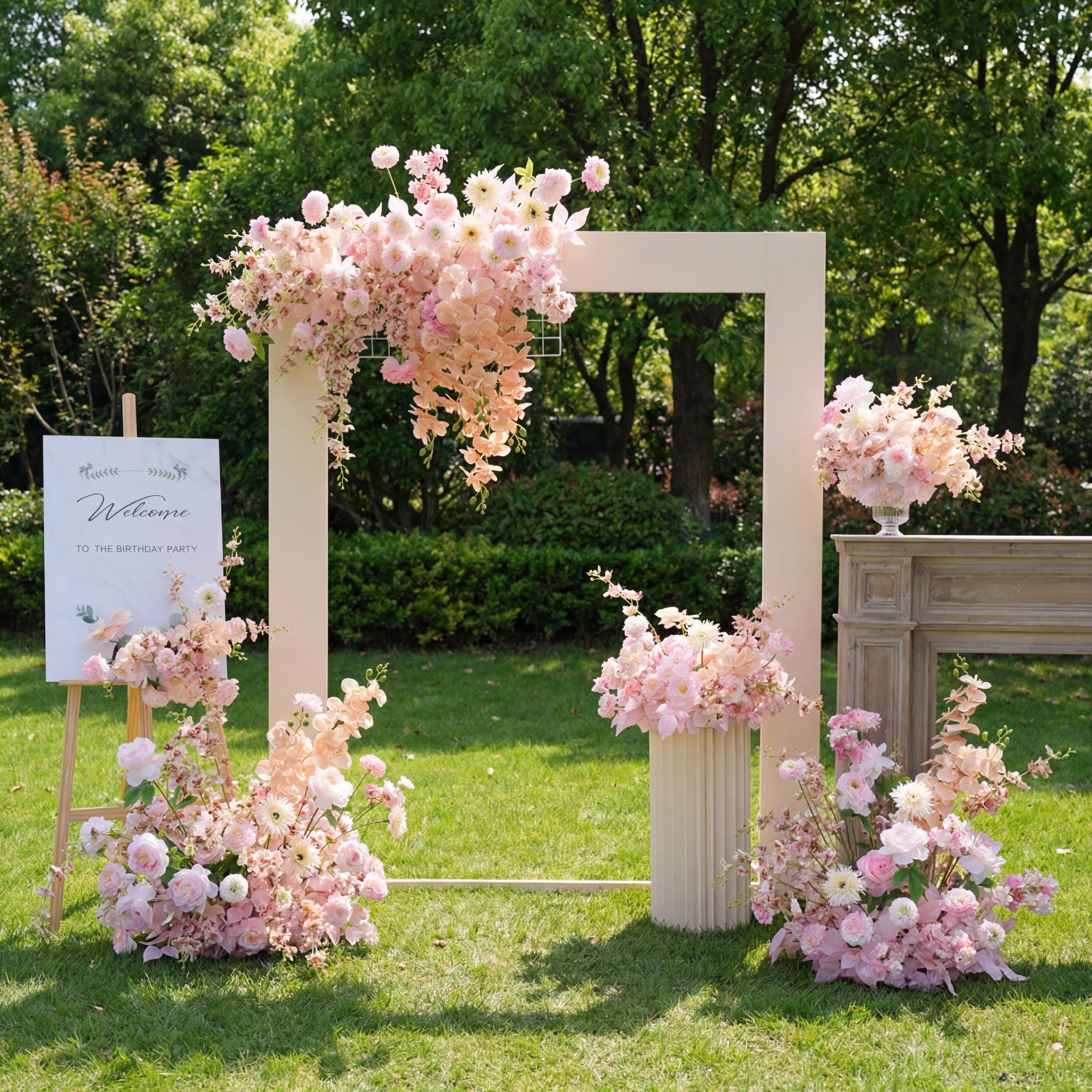 Valar Flower Elegant Faux Flower Arrangement Set for Wedding & Event Decoration FA-299