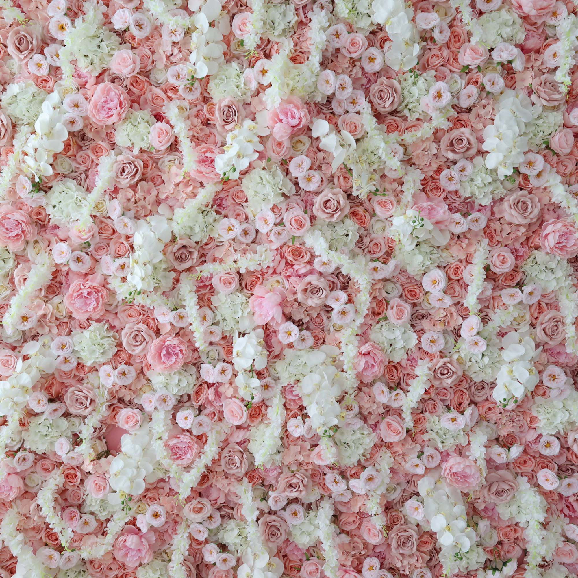 Valar Flowers roll up fabric artificial flower wall for wedding backdrop, floral design VF-3041