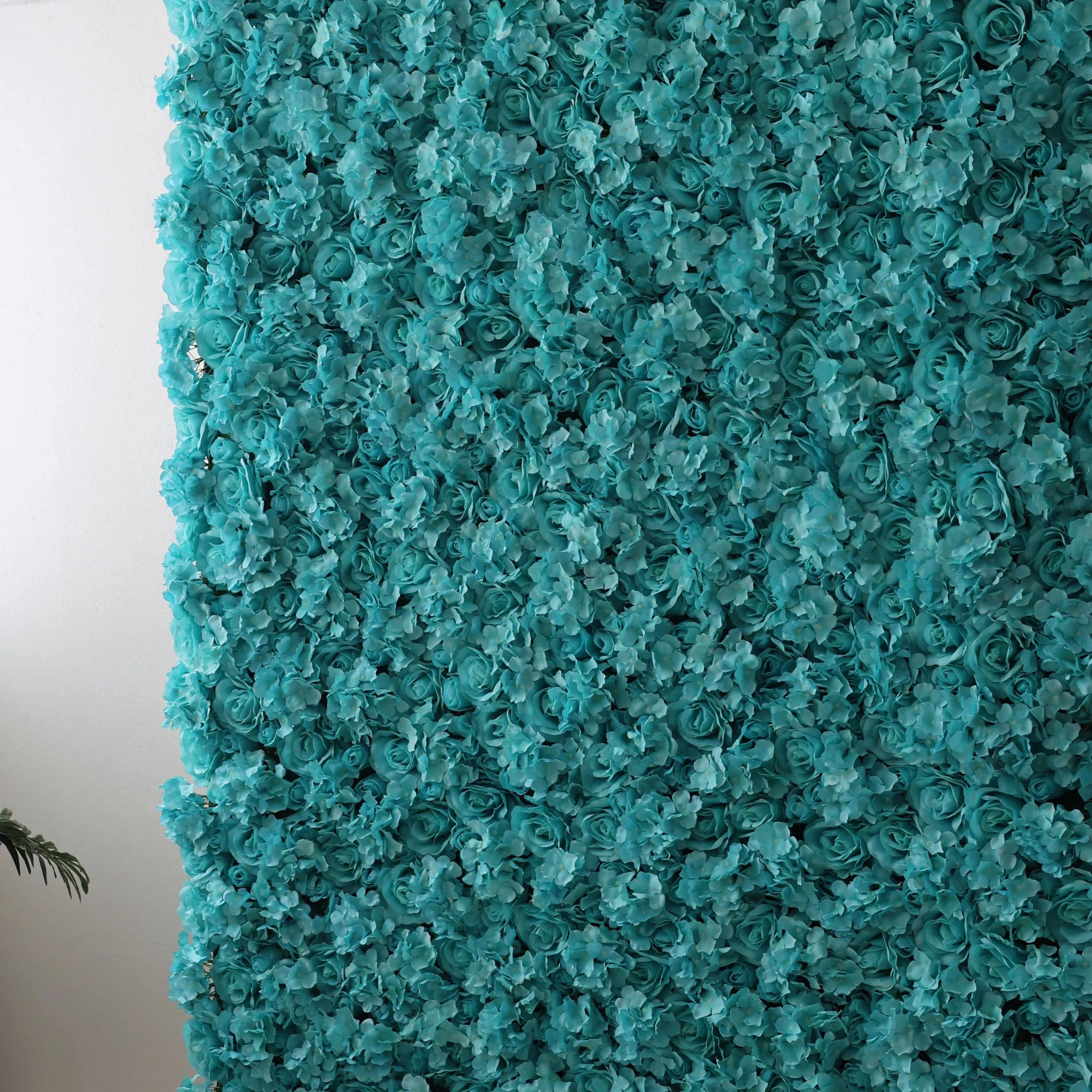 Valar 꽃 롤 패브릭 인공 꽃 벽 웨딩 배경, 꽃 파티 장식, 이벤트 사진-VF-104