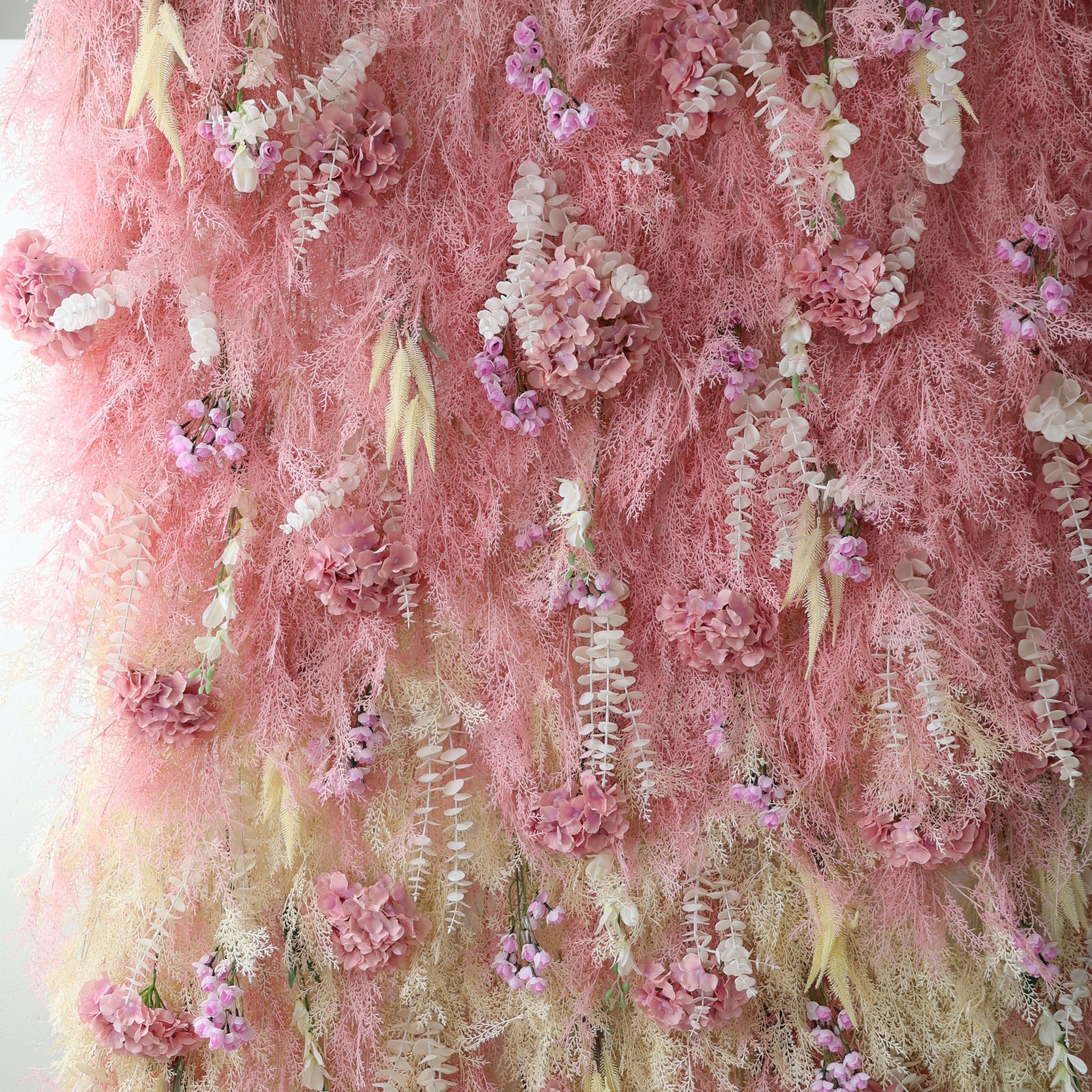 Valar 꽃 롤 패브릭 인공 꽃 벽 웨딩 배경, 꽃 파티 장식, 이벤트 사진-VF-316