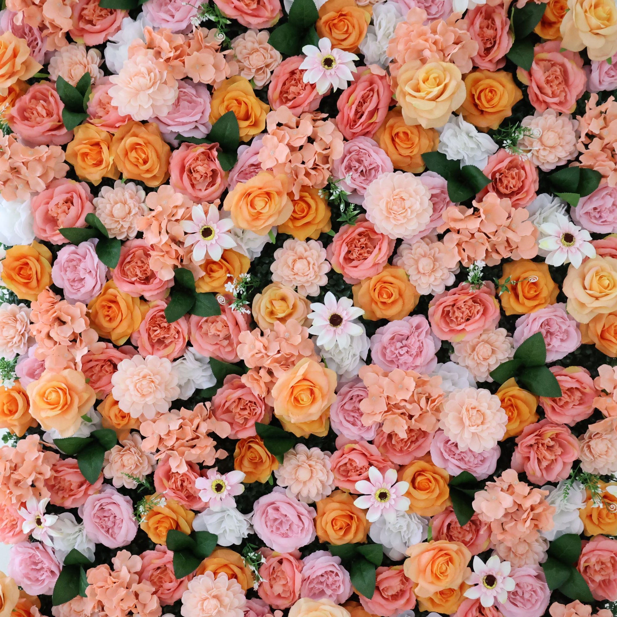 Valar Flowers roll up fabric artificial flower wall for wedding backdrop, floral design VF-3431