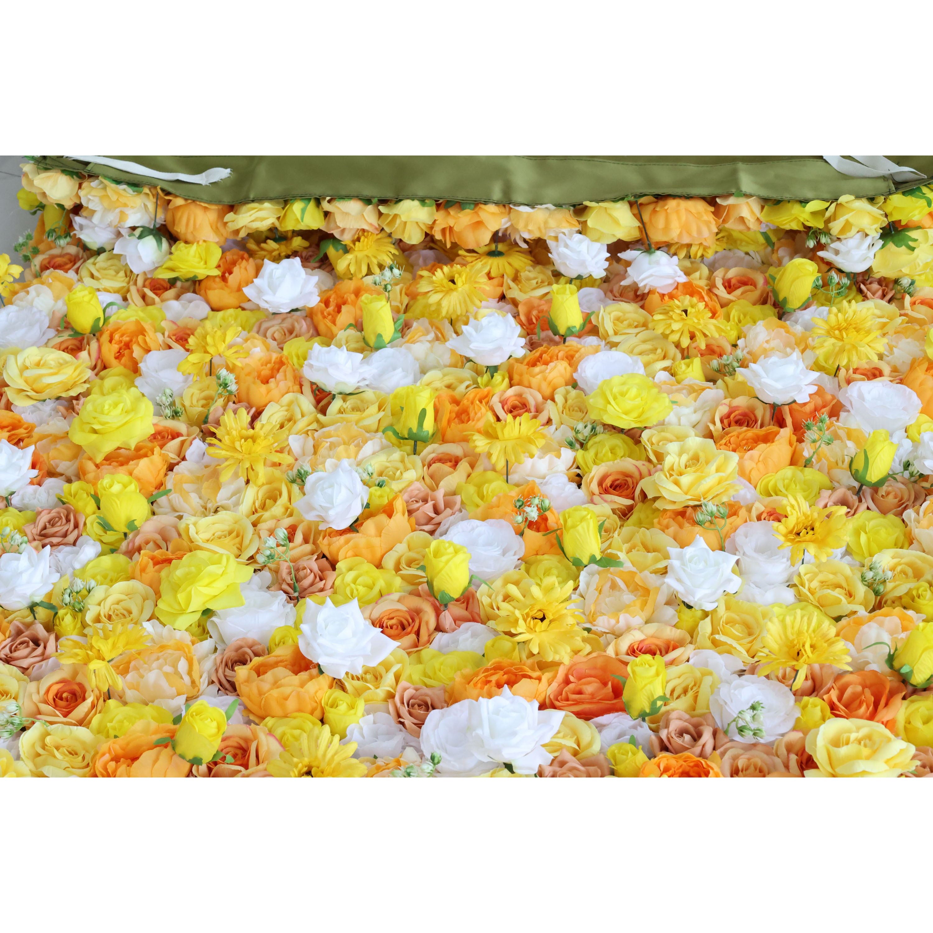 Valar 꽃 롤 패브릭 인공 꽃 벽 웨딩 배경, 꽃 파티 장식, 이벤트 사진-VF-346