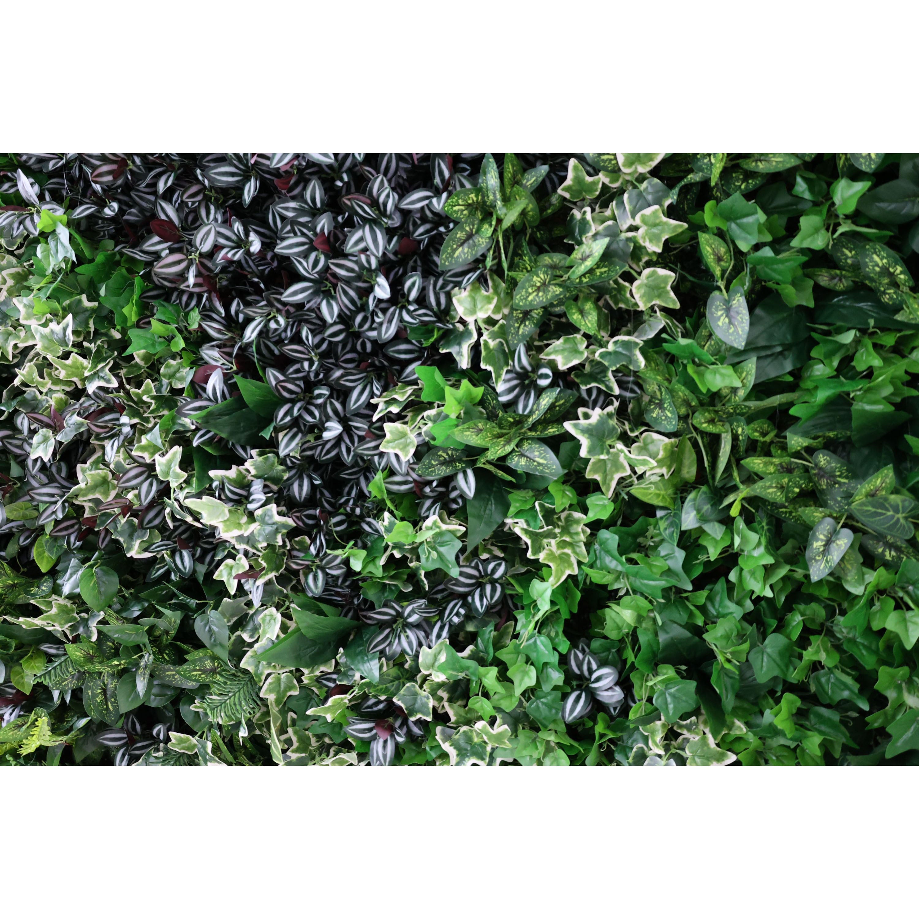 Valar 꽃 롤 패브릭 인공 녹색 잎 꽃 벽 웨딩 배경, 꽃 파티 장식, 이벤트 사진-VF-351