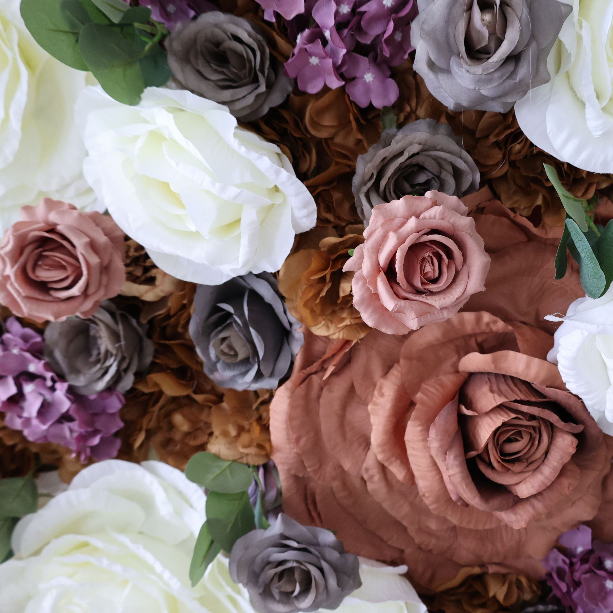 バラールフラワーズ ロールアップファブリック 人工花 壁 結婚式 バックドロップ、フローラルパーティーデコレーション、イベントフォトグラフィー - VF-320