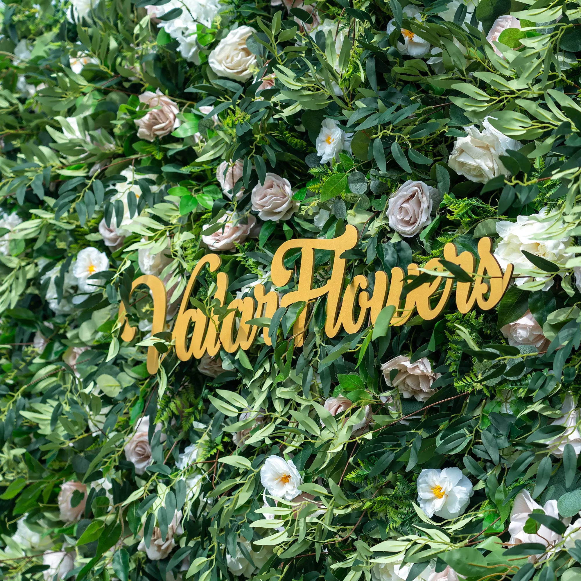 Elevate any event with the "Valar Flowers" Deluxe Floral Wall. Handcrafted with premium artificial roses, it's the ideal backdrop for memorable photos. Perfect for weddings, parties & more. Durable & UV resistant. A blend of luxury & nature's beauty.