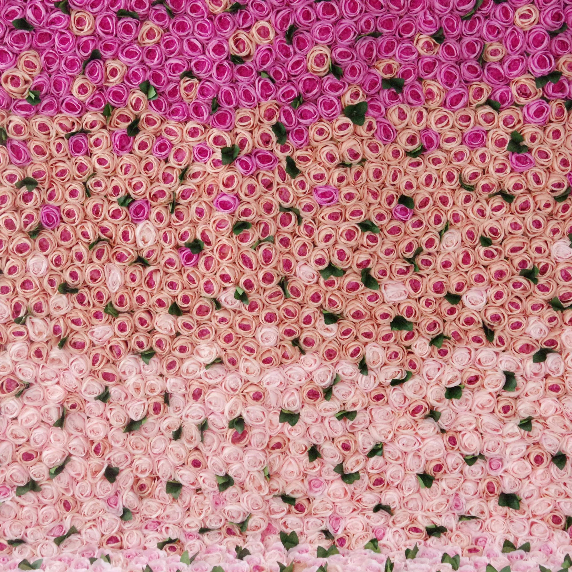 Valar Flowers purple to pink roll up fabric artificial ramp for wedding wall backdrop, floral party decor, event photography VF-0871