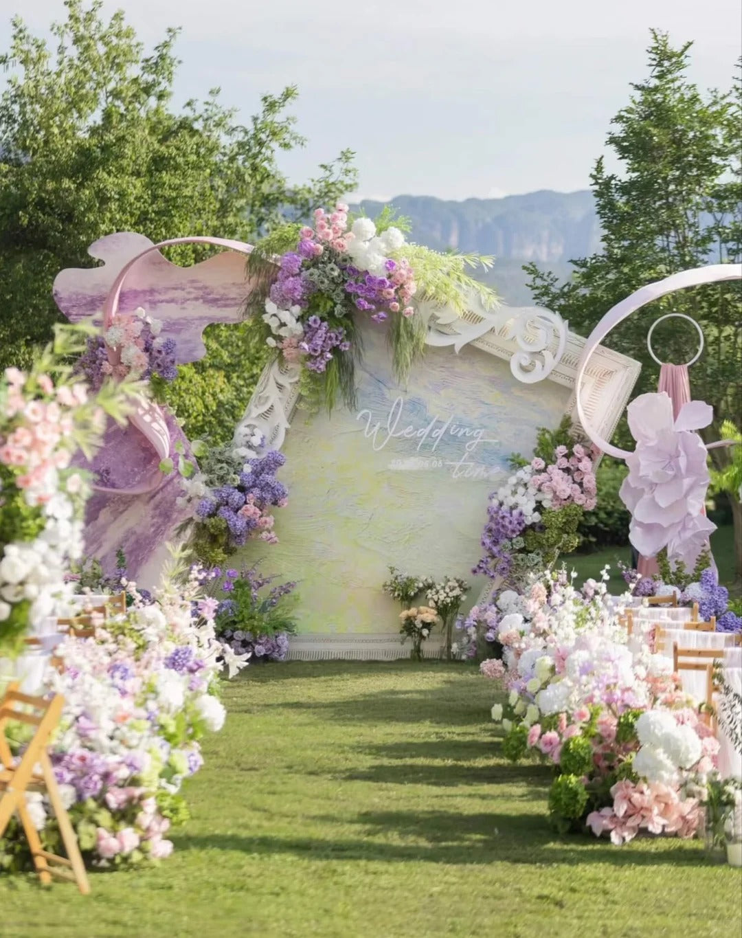 🌸 This Wedding Feels Like Walking Into a Monet Painting