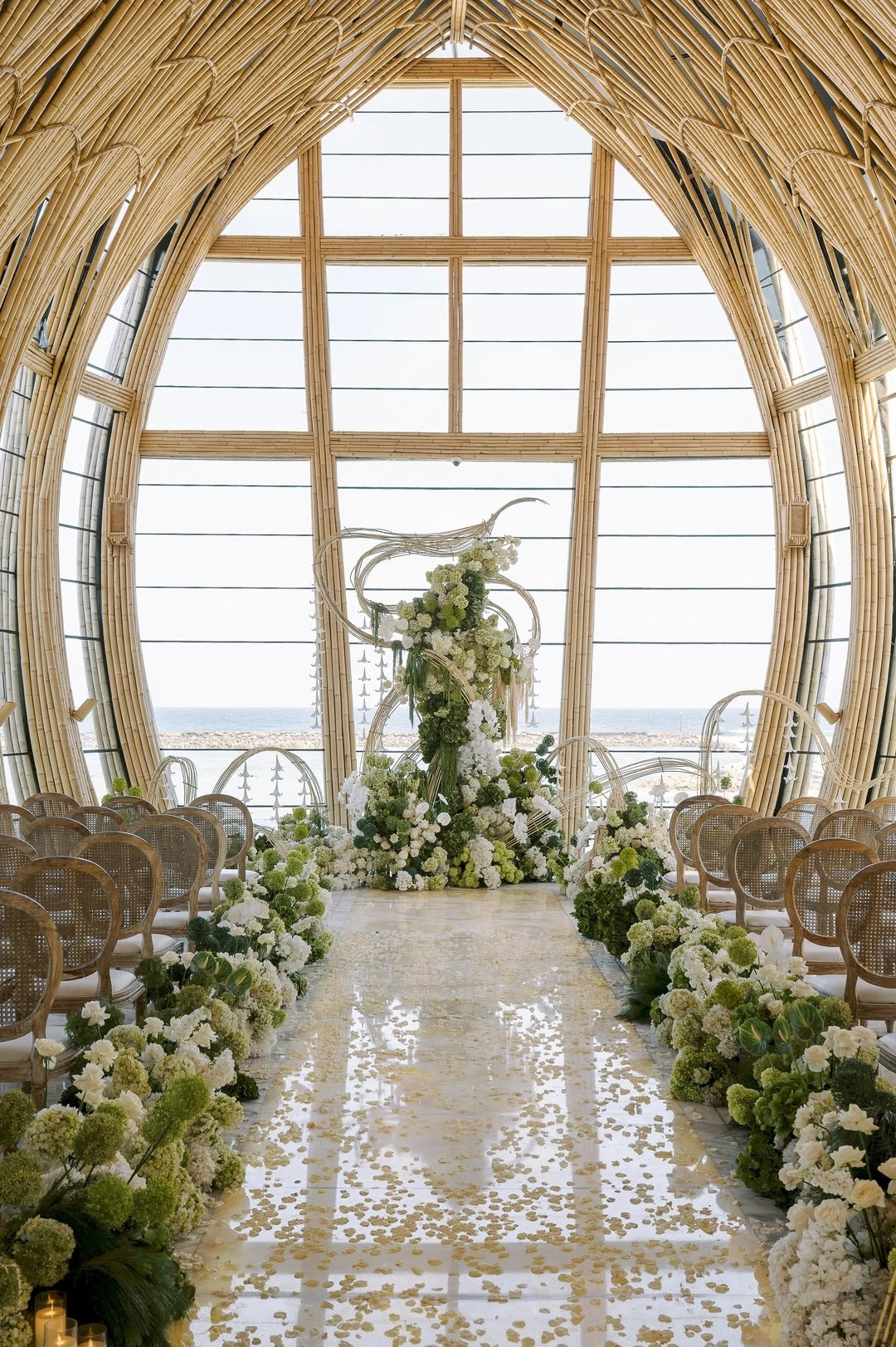 Luxury Bali Wedding Inspiration: A Green and White Tropical Romance