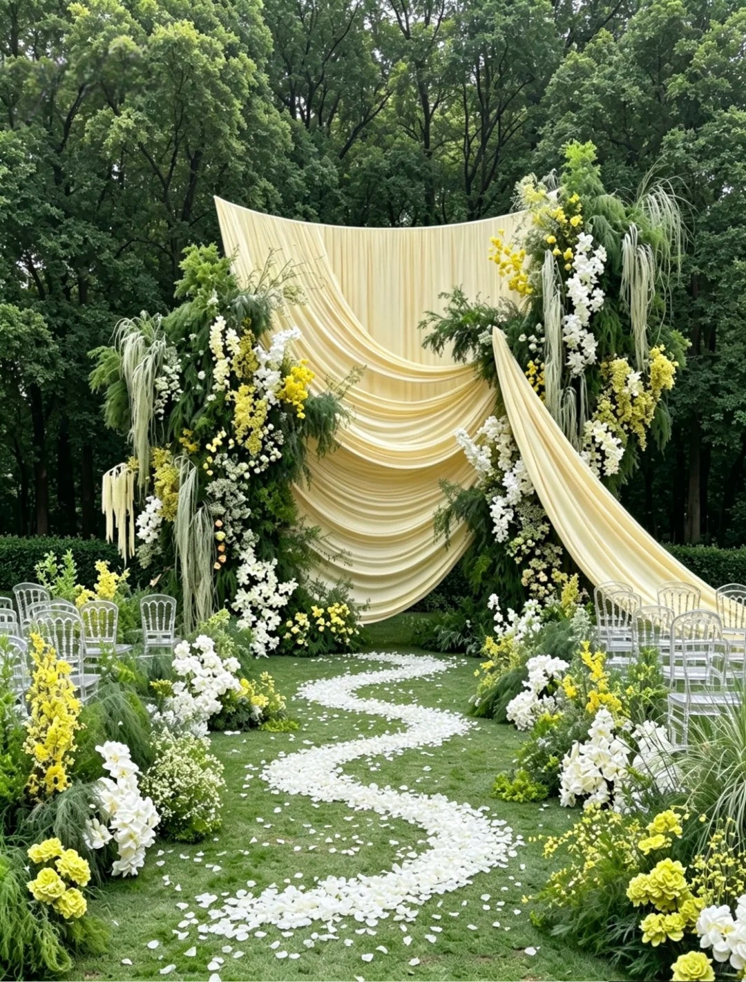 Soft Yellow Garden Wedding Inspiration: A Romantic Celebration in Nature