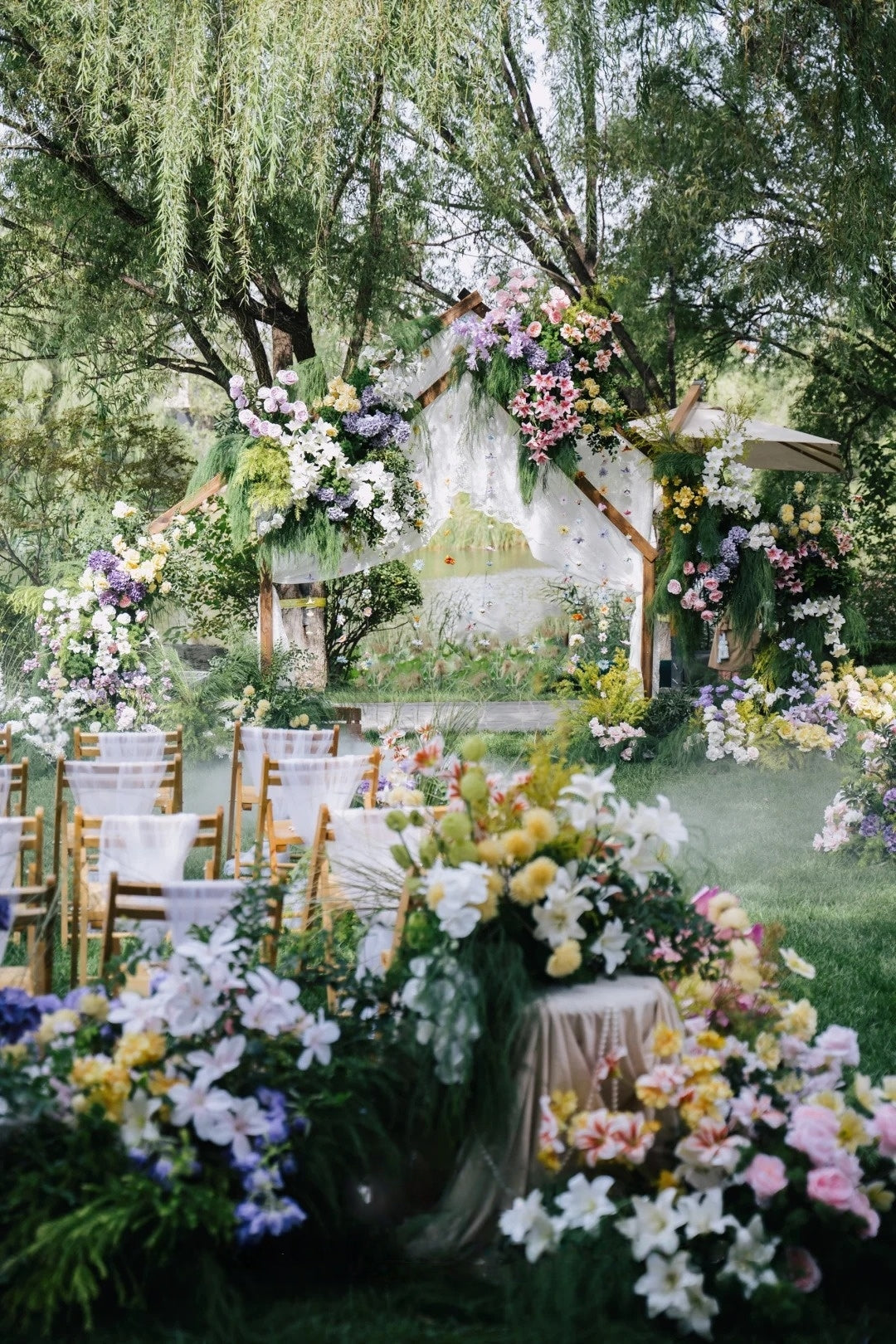 🌿 A Ghibli-Inspired Forest Wedding That Feels Like Walking Into a Dream