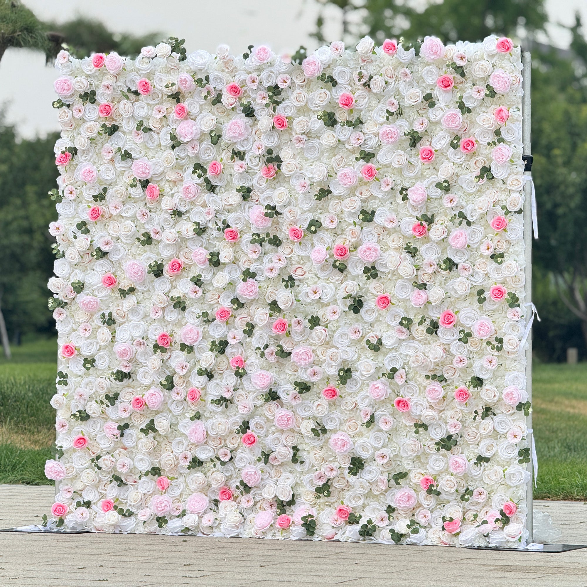 Neuerscheinung: Bezaubernder violettfarbener Kunstblumen-Hintergrund für unvergessliche Events – VF-810
