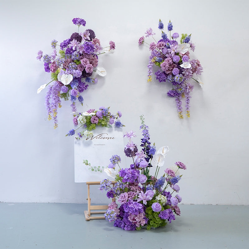 手芸素材・材料 ❀花材セット パープル❀ No．210
