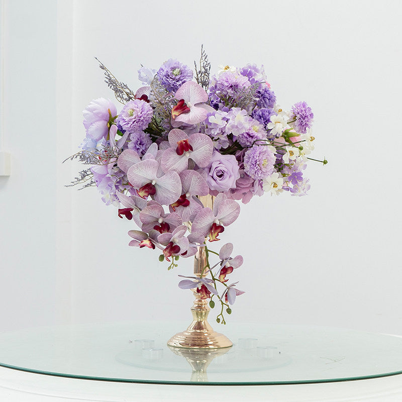 결혼식 장식 인조 꽃 장식, 수제 결혼식 소품, 야외 결혼식 통로, 무대 장식 및 꽃 볼 장식을 위한 인조 꽃 TF-110