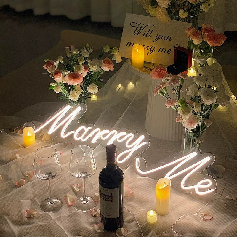 Custom Neon Sign | Personalized Wedding & Event LED Neon Sign