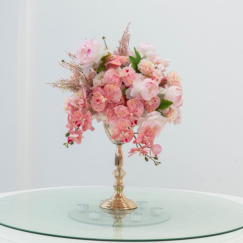 결혼식 장식 인조 꽃 장식, 수제 결혼식 소품, 야외 결혼식 통로, 무대 장식 및 꽃 볼 장식을 위한 인조 꽃 TF-110