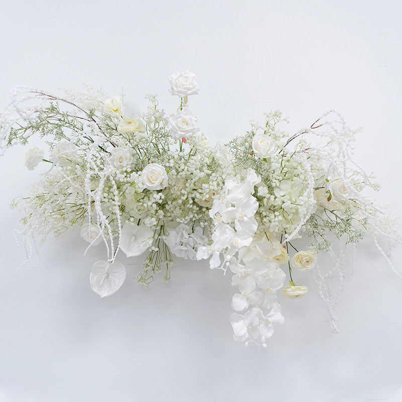 Valar Flower Luxury White Garden Wedding Set with Floor Floral Arrangements FA-321