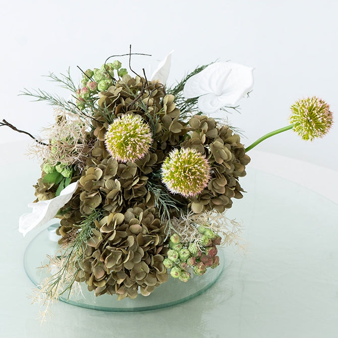 Hochzeitsdekoration Kunstblumengesteck, handgemachtes Hochzeitsrequisi