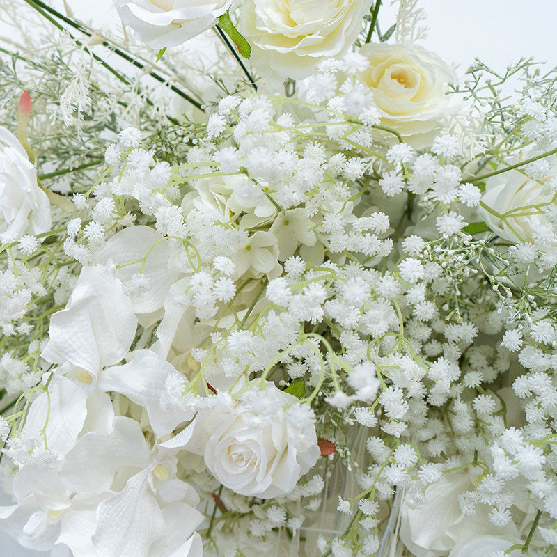 Valar Flower Luxury White Garden Wedding Set with Floor Floral Arrangements FA-321